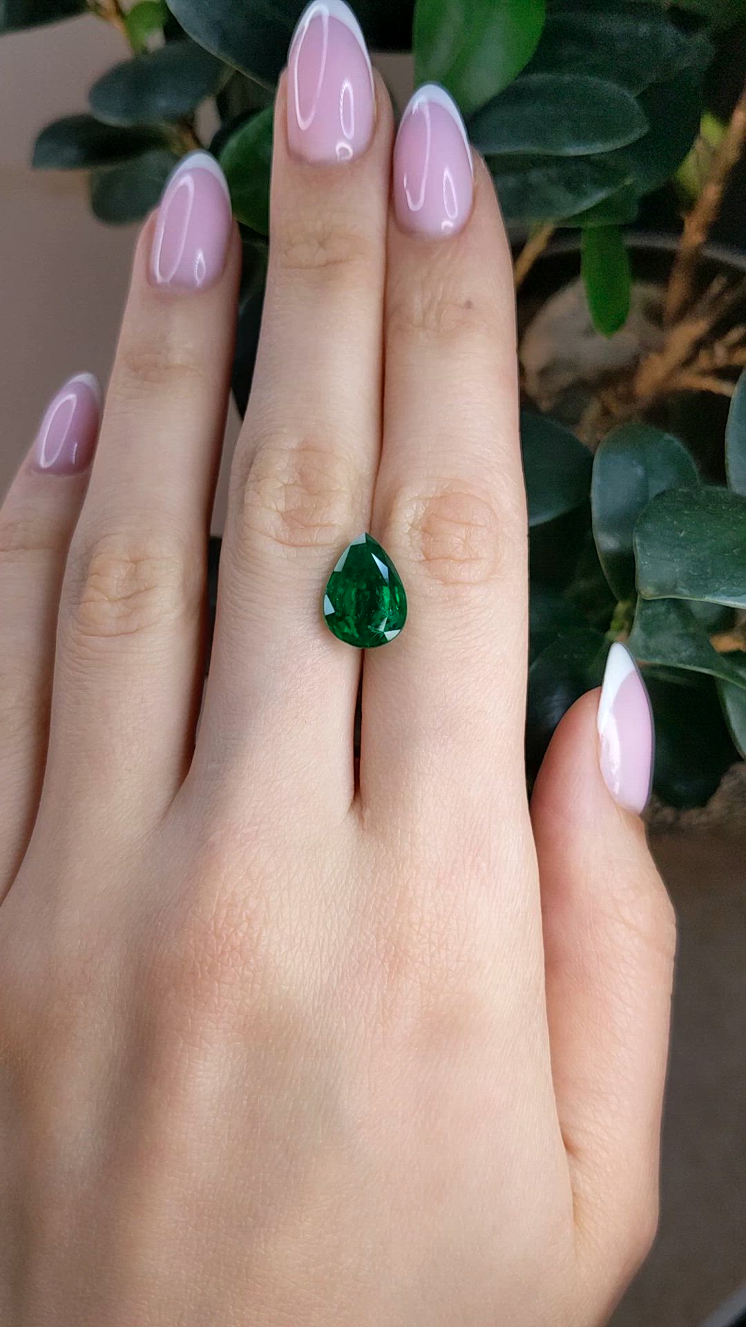 4.66 Ct. Emerald from Zambia Size Video