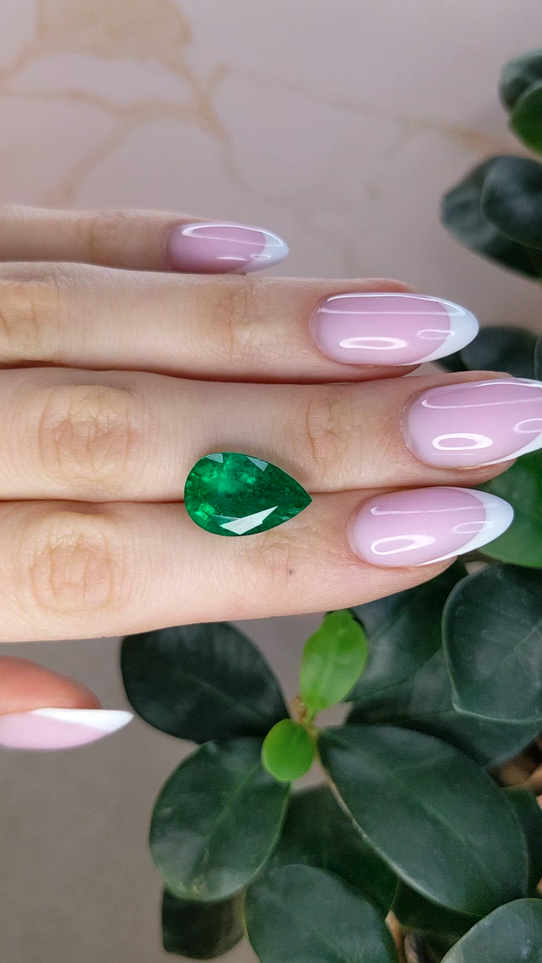 7.19 Ct. Emerald from Zambia Size Video