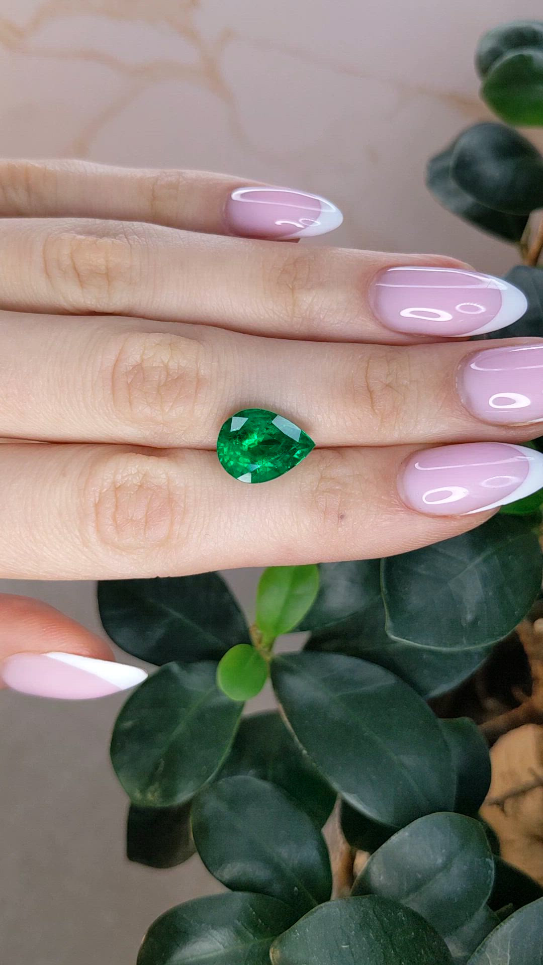 5.85 Ct. Emerald from Zambia Size Video
