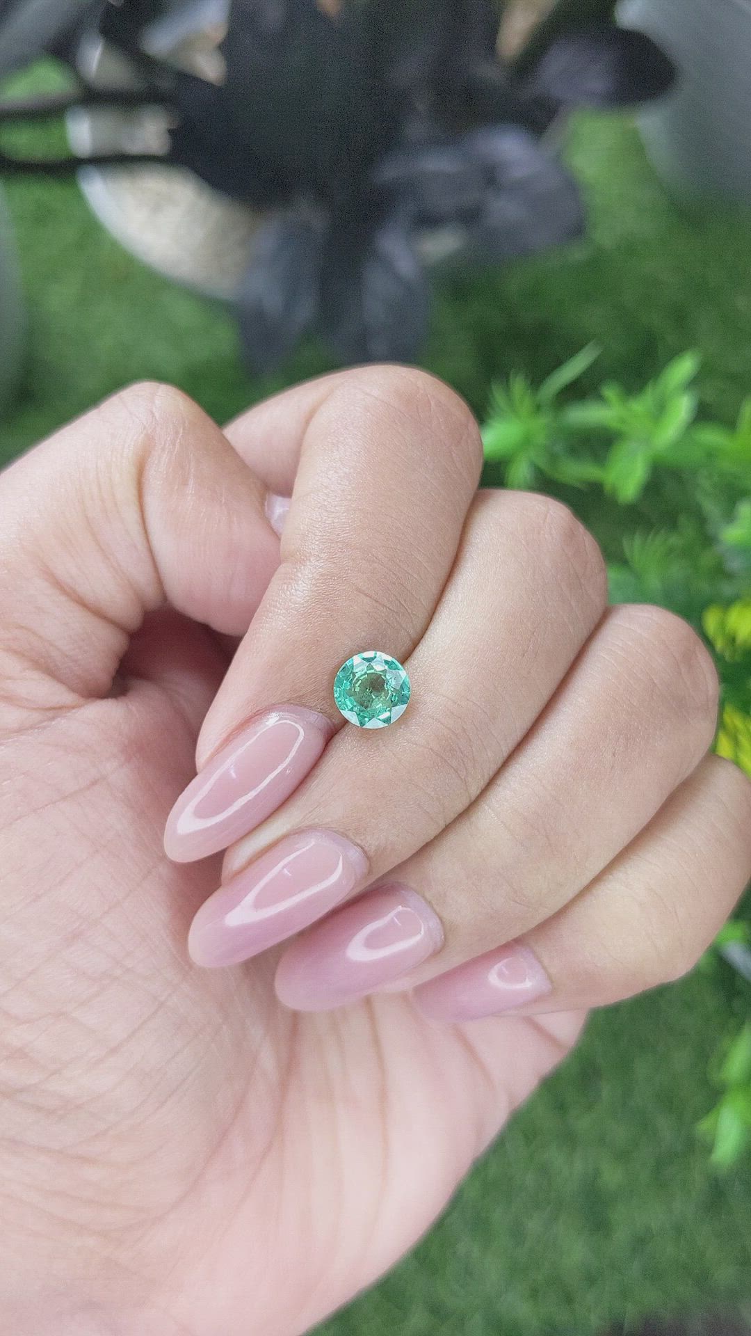 0.78 Ct. Emerald from Madagascar Size Video