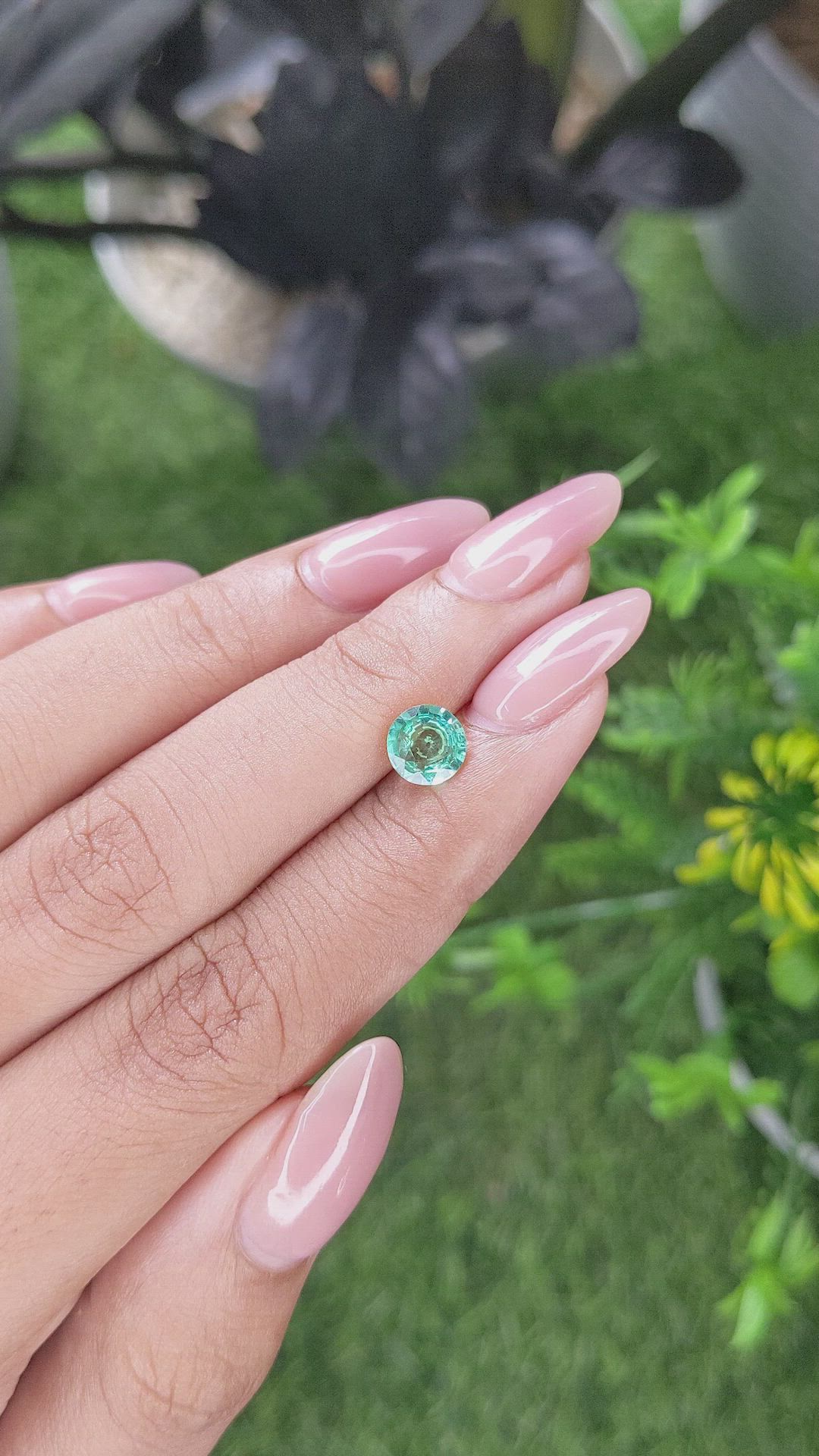 0.78 Ct. Emerald from Madagascar Size Video