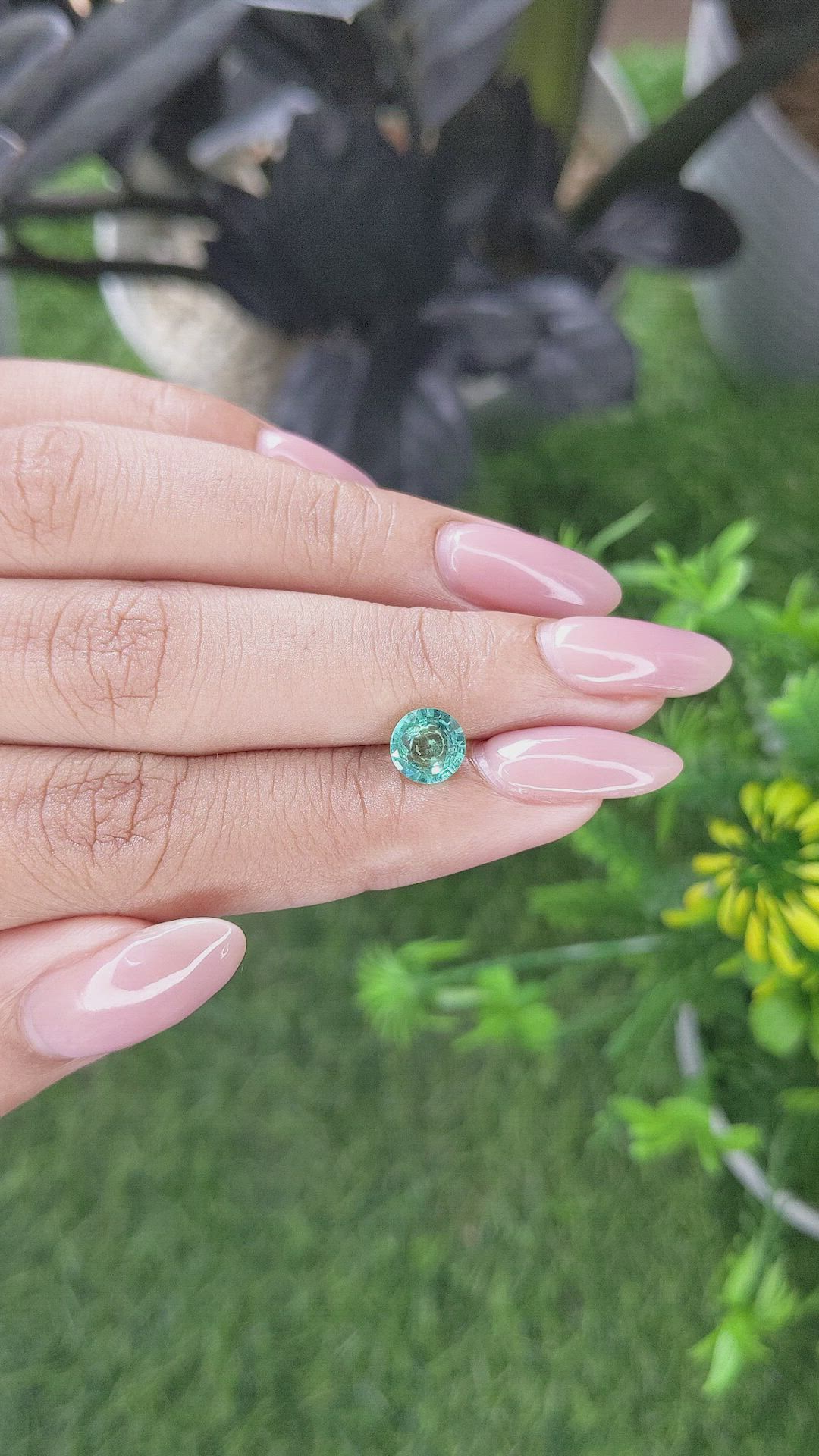 0.78 Ct. Emerald from Madagascar Size Video