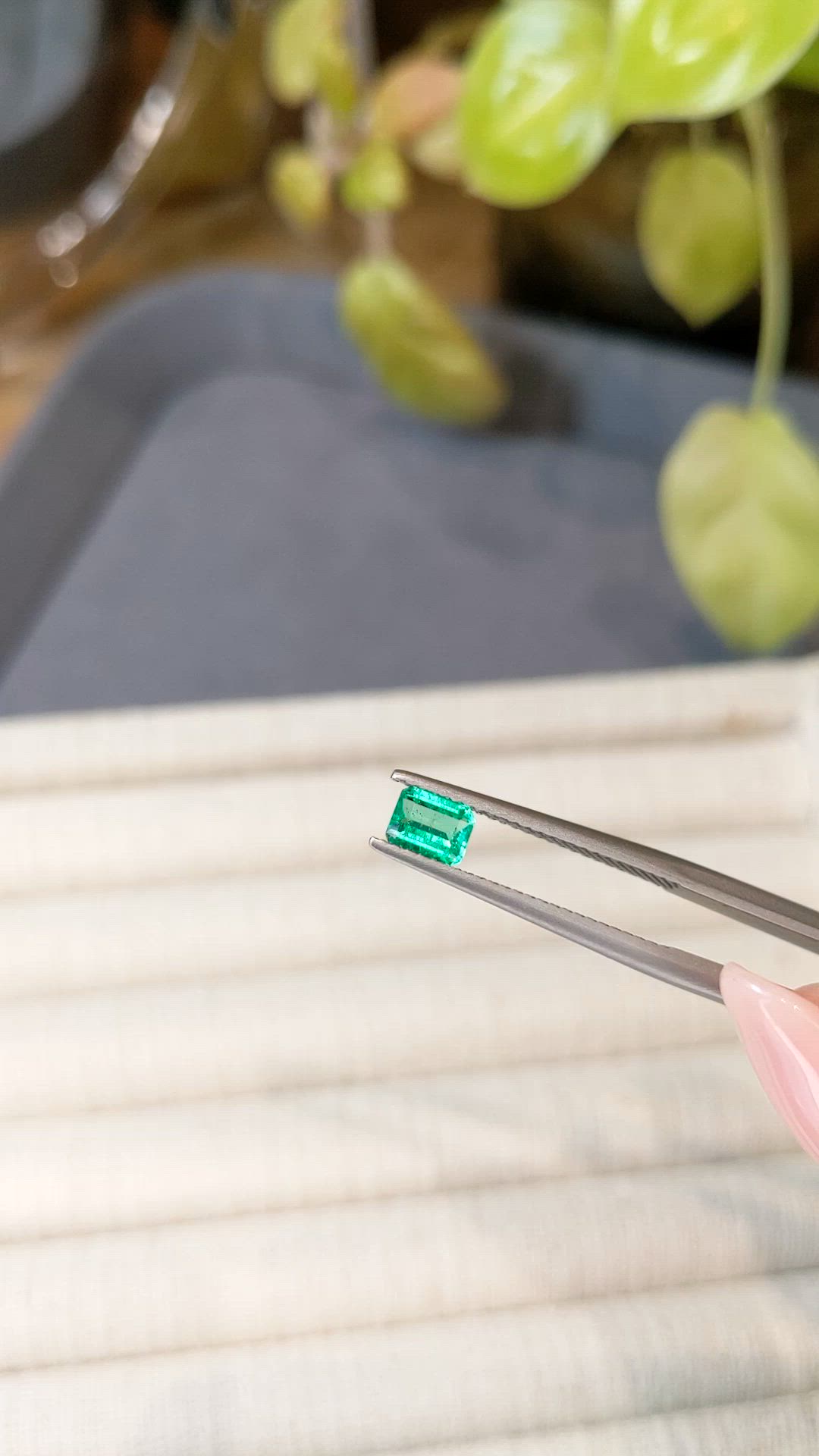 0.37 Ct. Emerald from Afghanistan Size Video