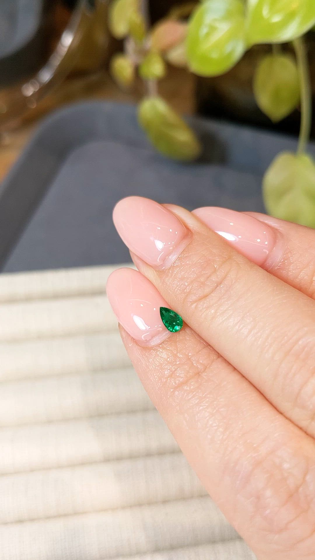 0.17 Ct. Emerald from Afghanistan Size Video