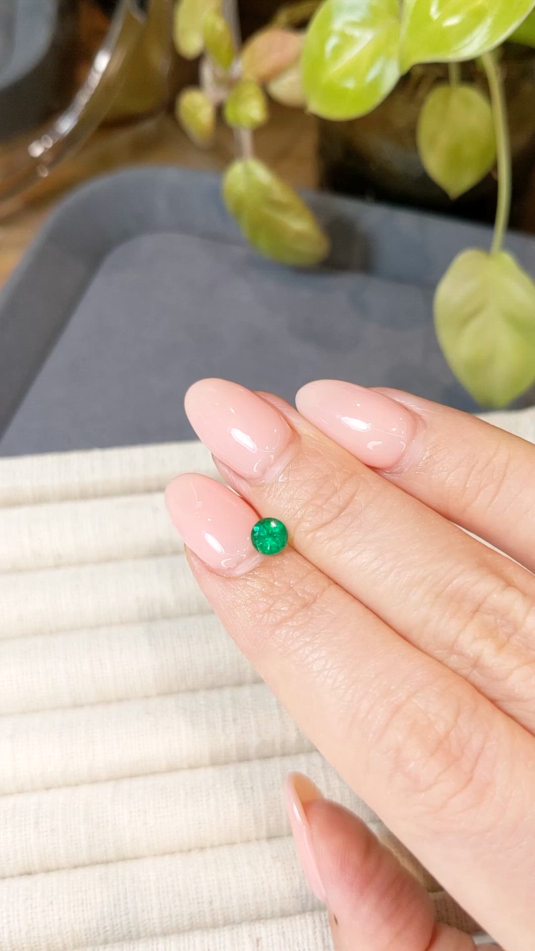 0.39 Ct. Emerald from Afghanistan Size Video