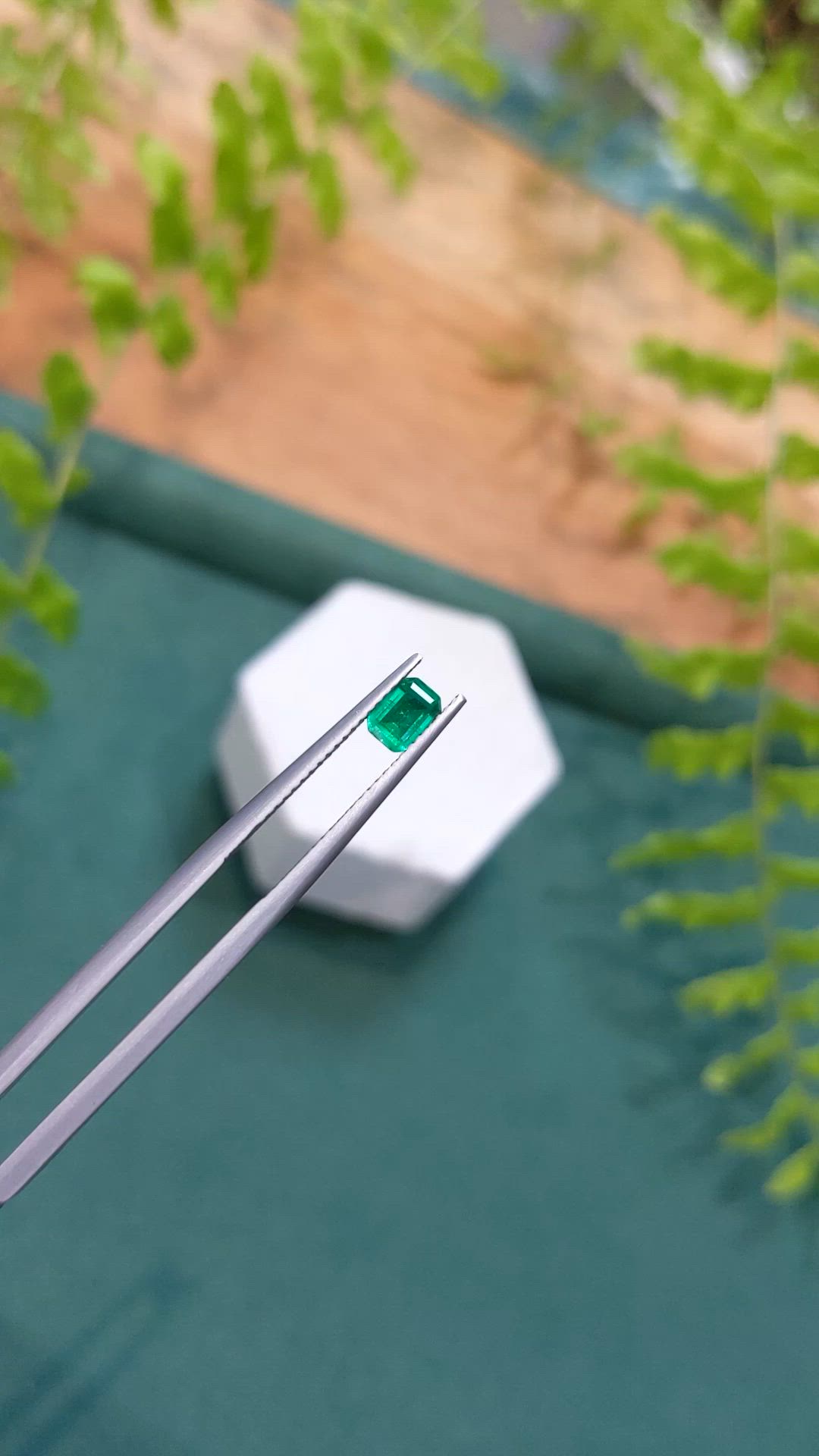 0.37 Ct. Emerald from Afghanistan Size Video