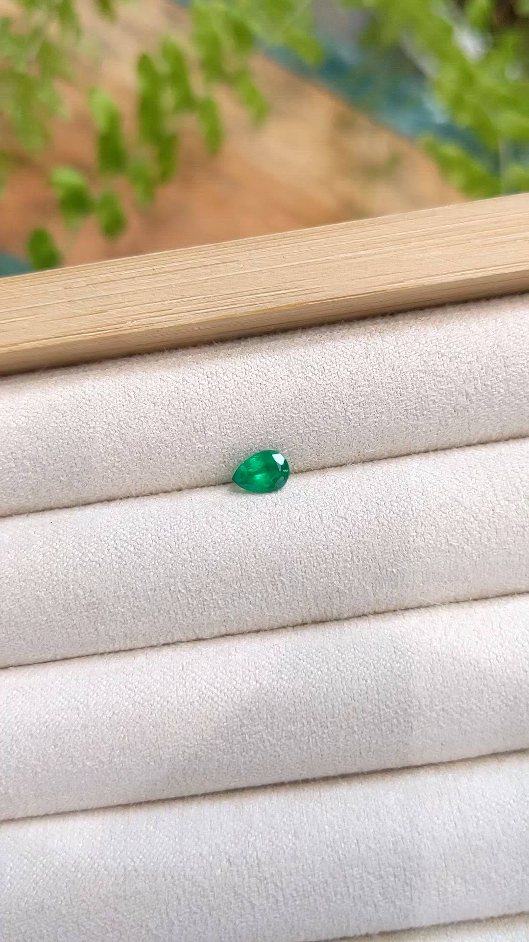 0.42 Ct. Emerald from Afghanistan Size Video