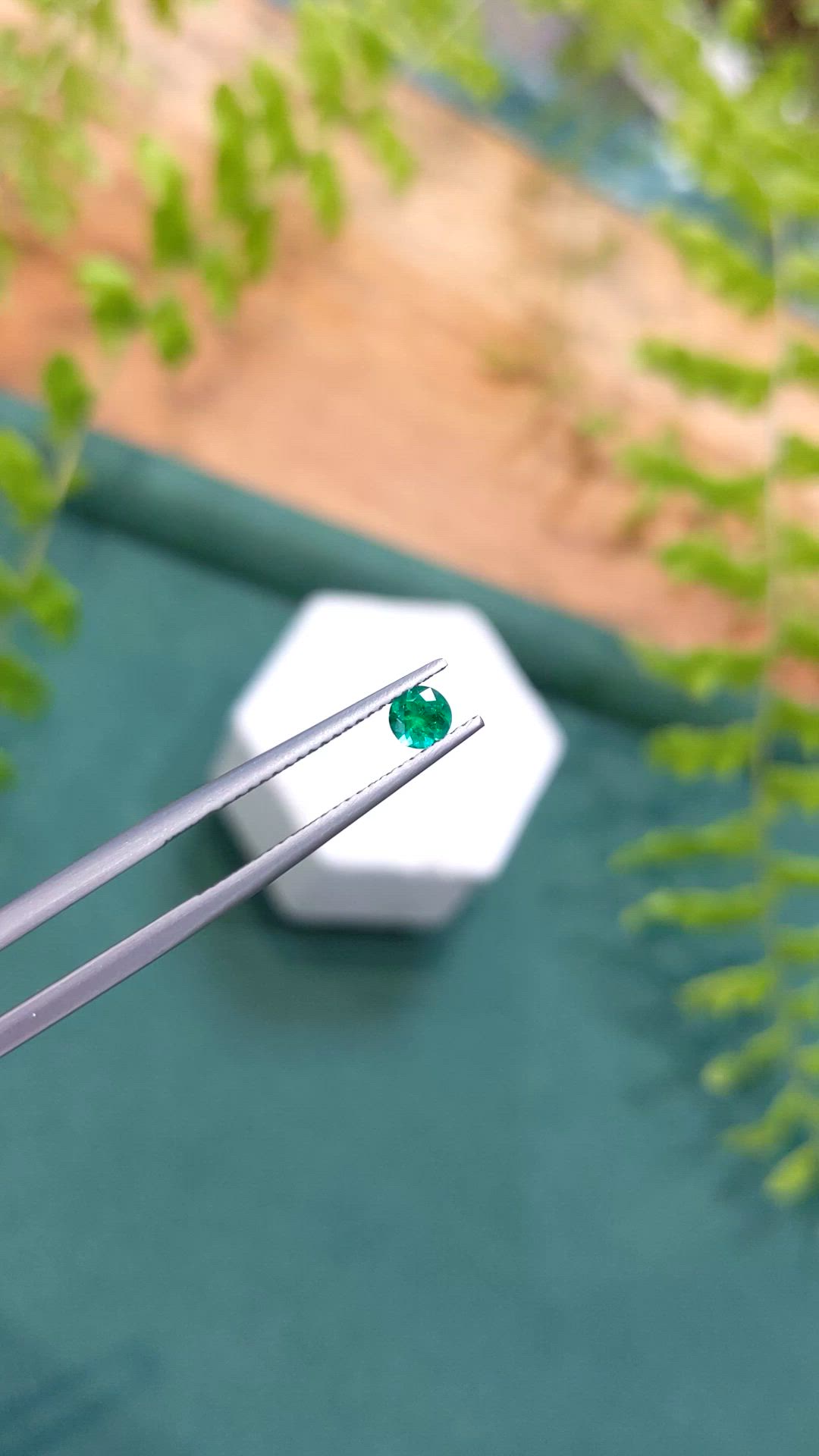 0.21 Ct. Emerald from Afghanistan Size Video