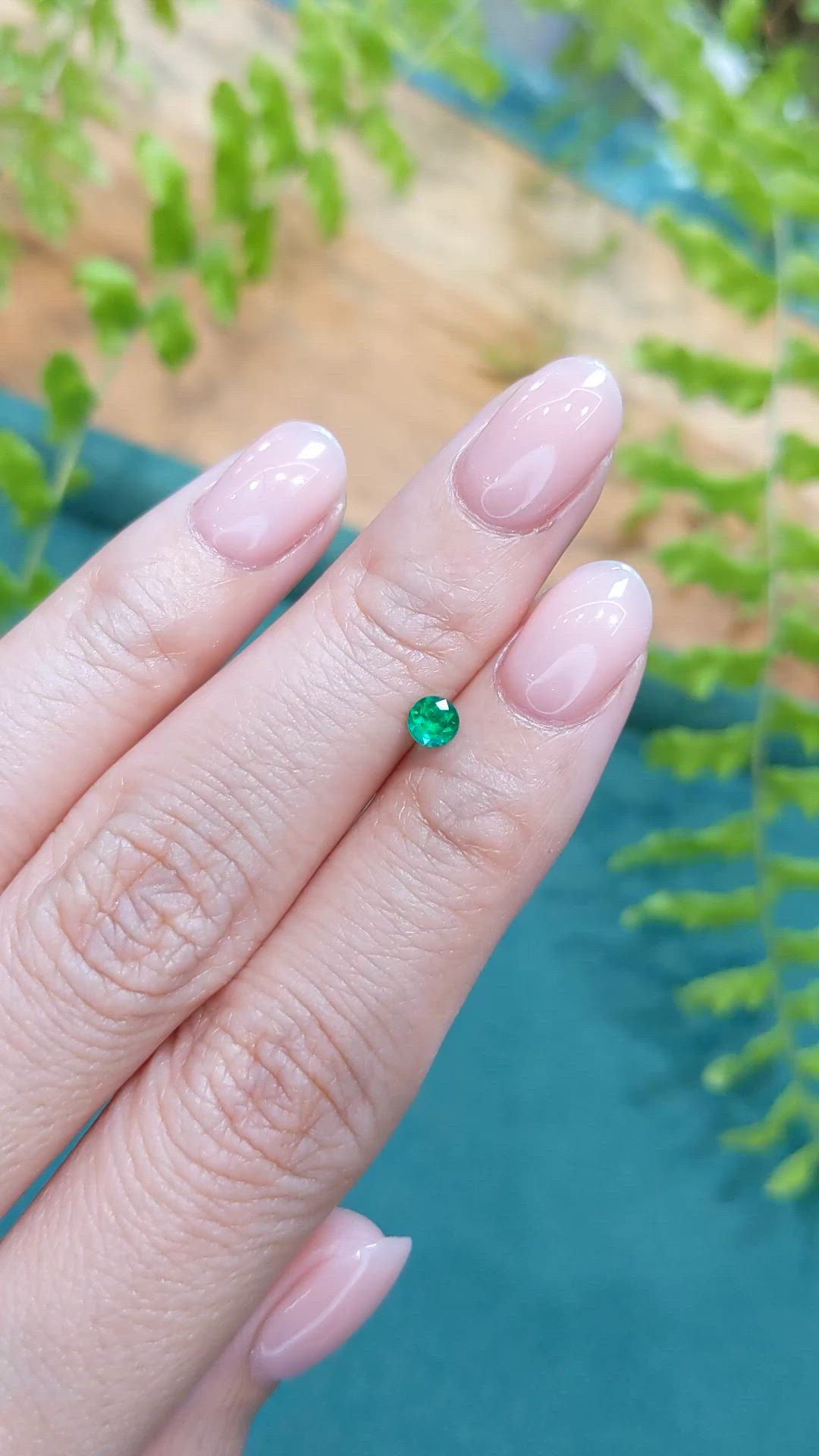 0.21 Ct. Emerald from Afghanistan Size Video