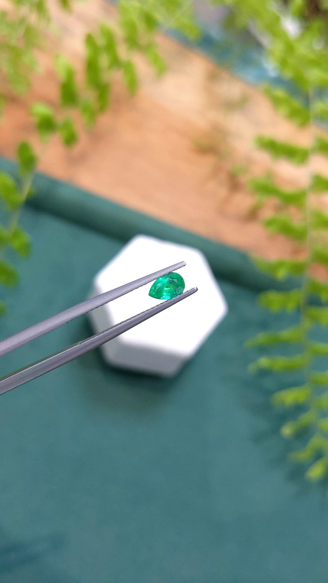 0.32 Ct. Emerald from Afghanistan Size Video