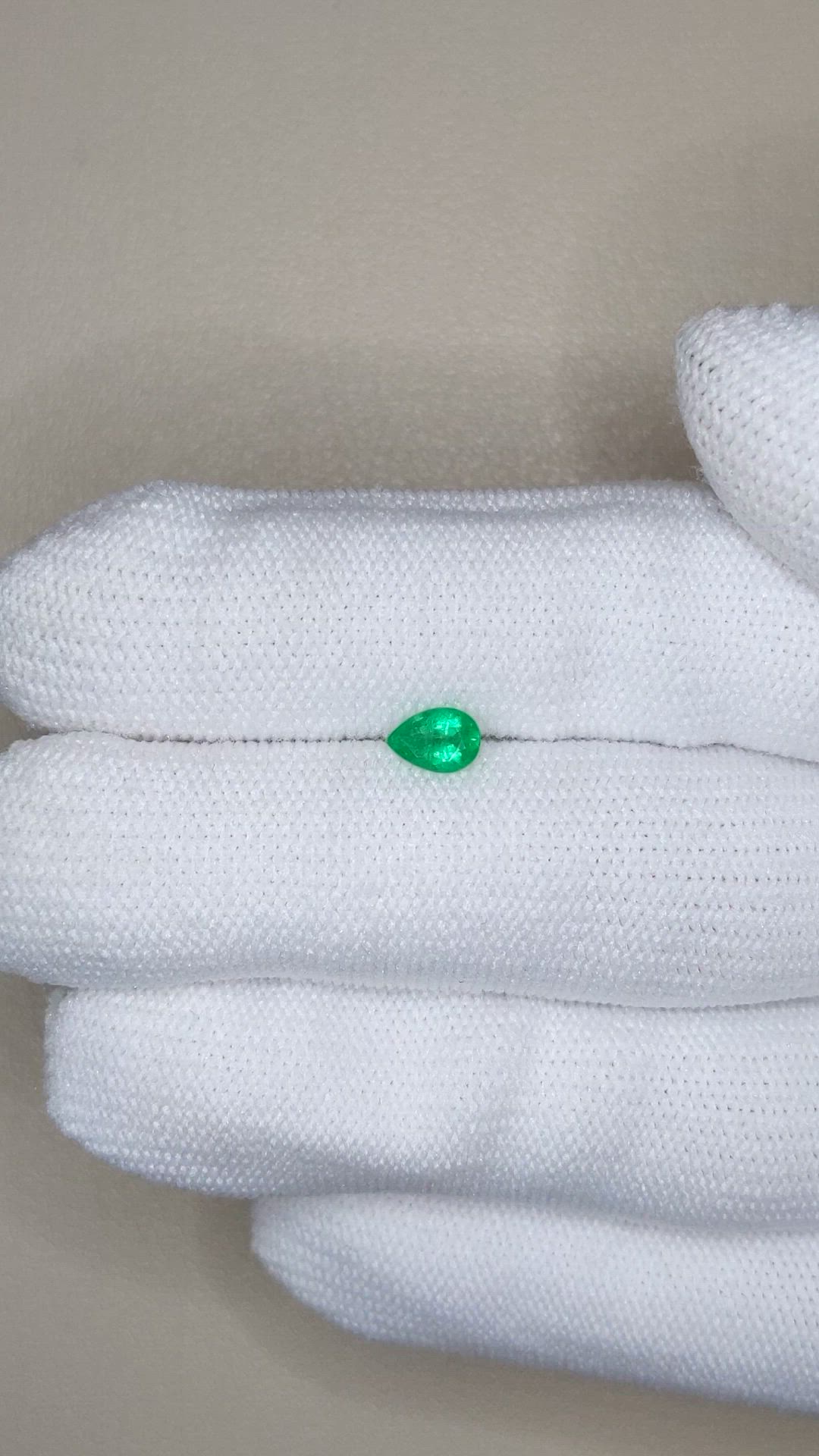0.32 Ct. Emerald from Afghanistan Size Video