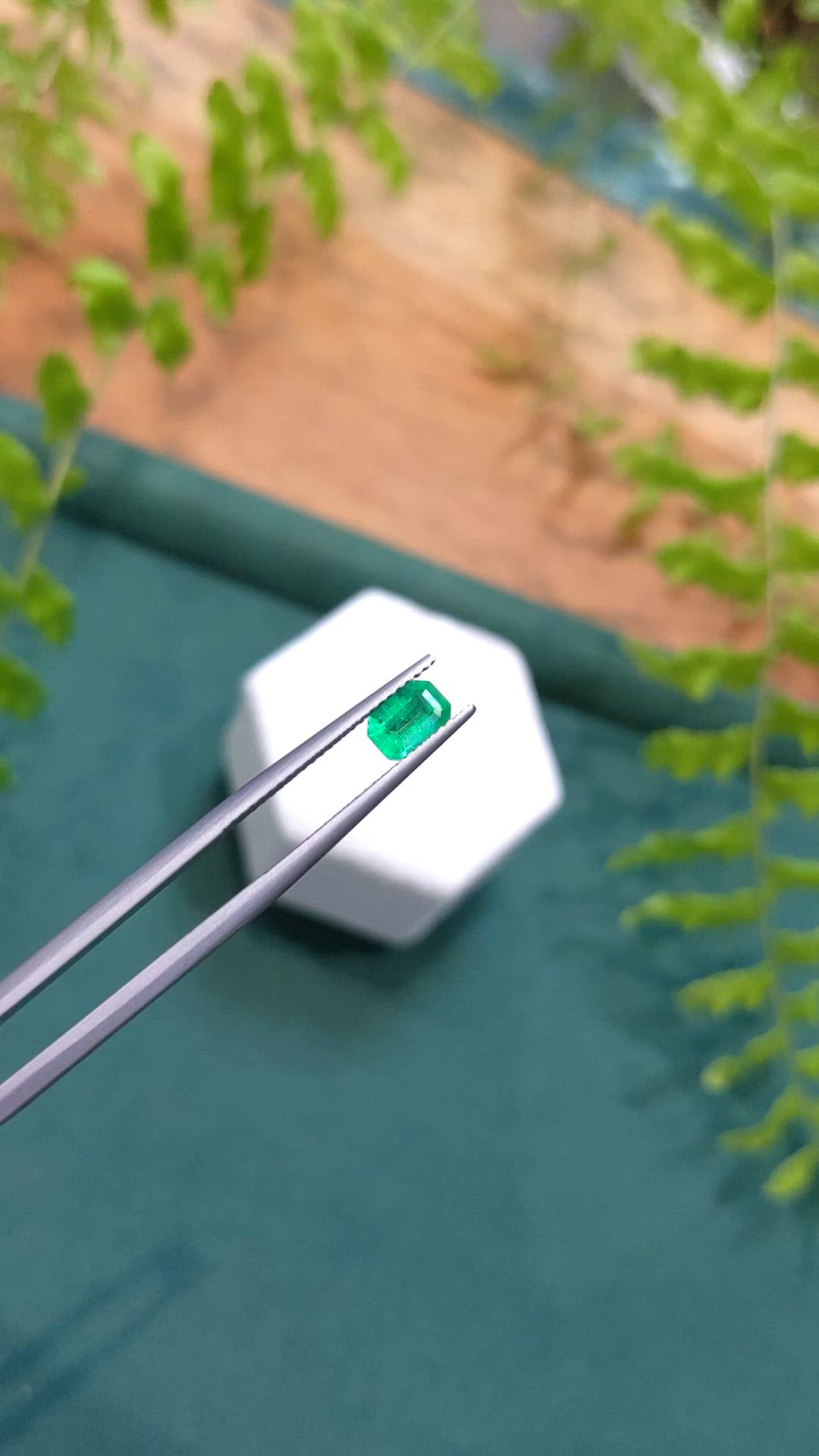 0.55 Ct. Emerald from Afghanistan Size Video