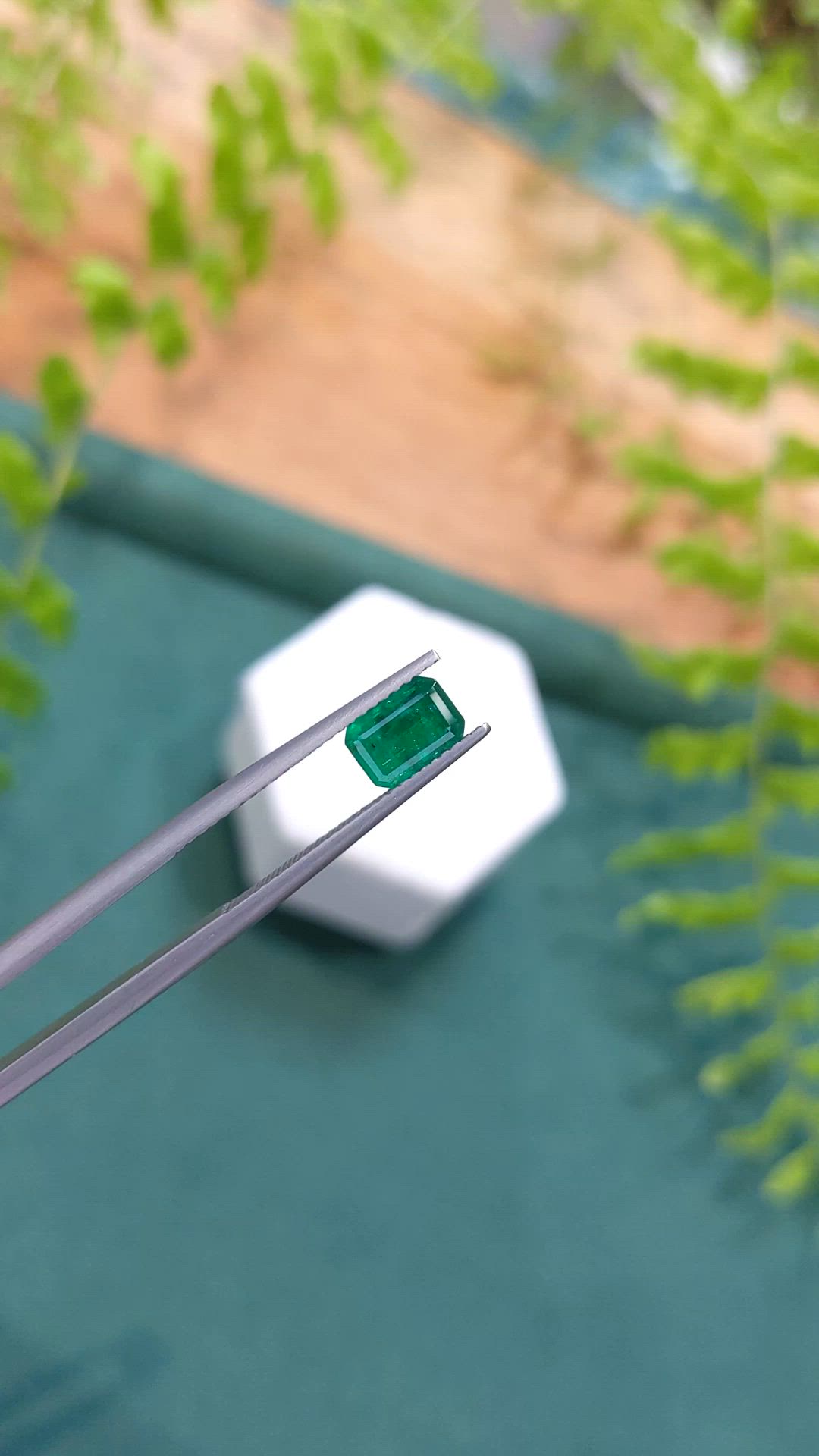 0.96 Ct. Emerald from Afghanistan Size Video