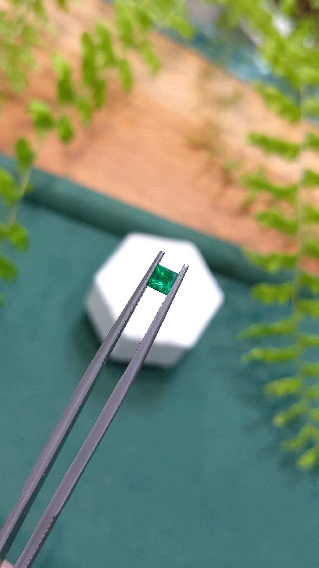 0.33 Ct. Emerald from Afghanistan Size Video