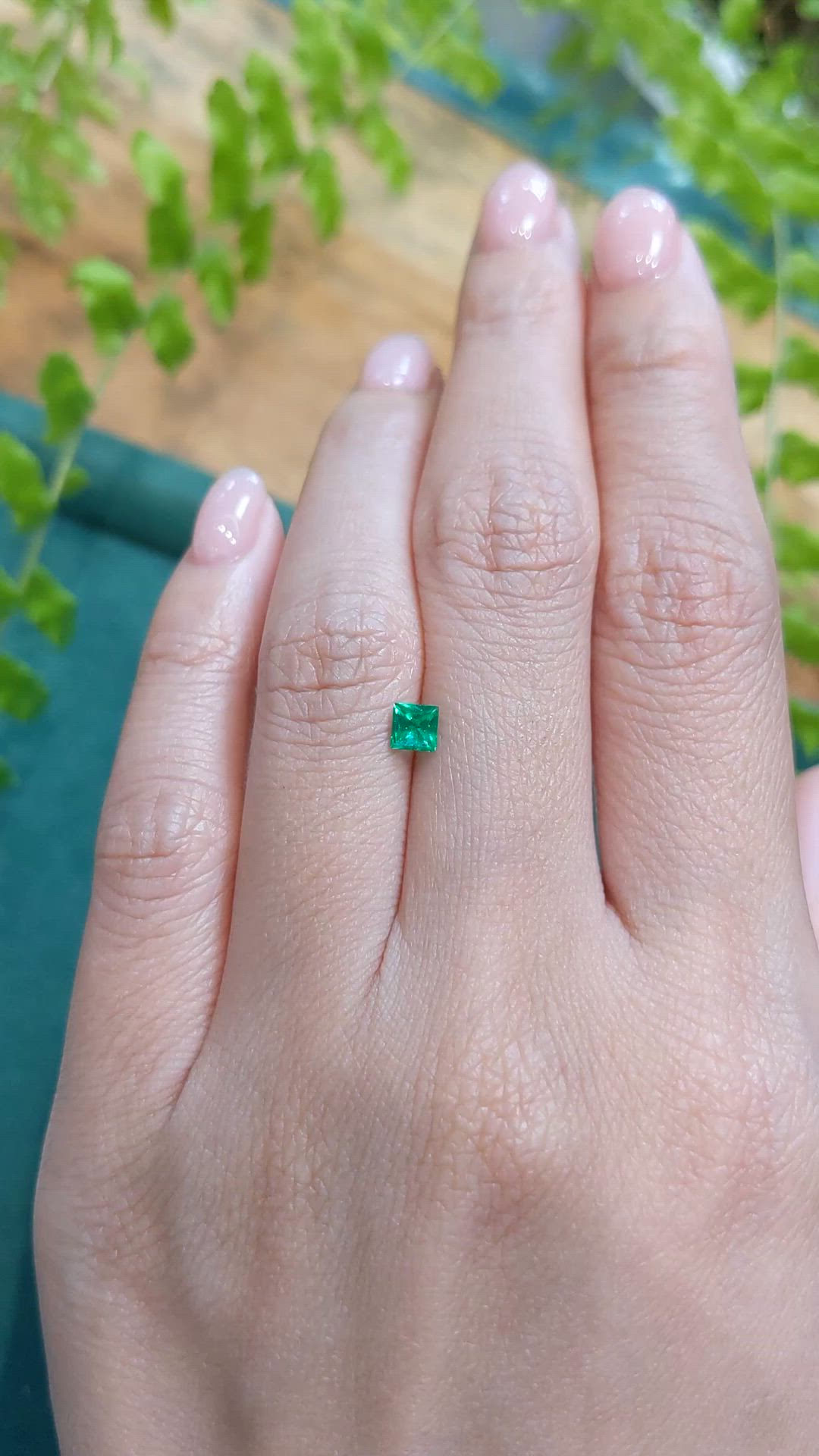 0.33 Ct. Emerald from Afghanistan Size Video