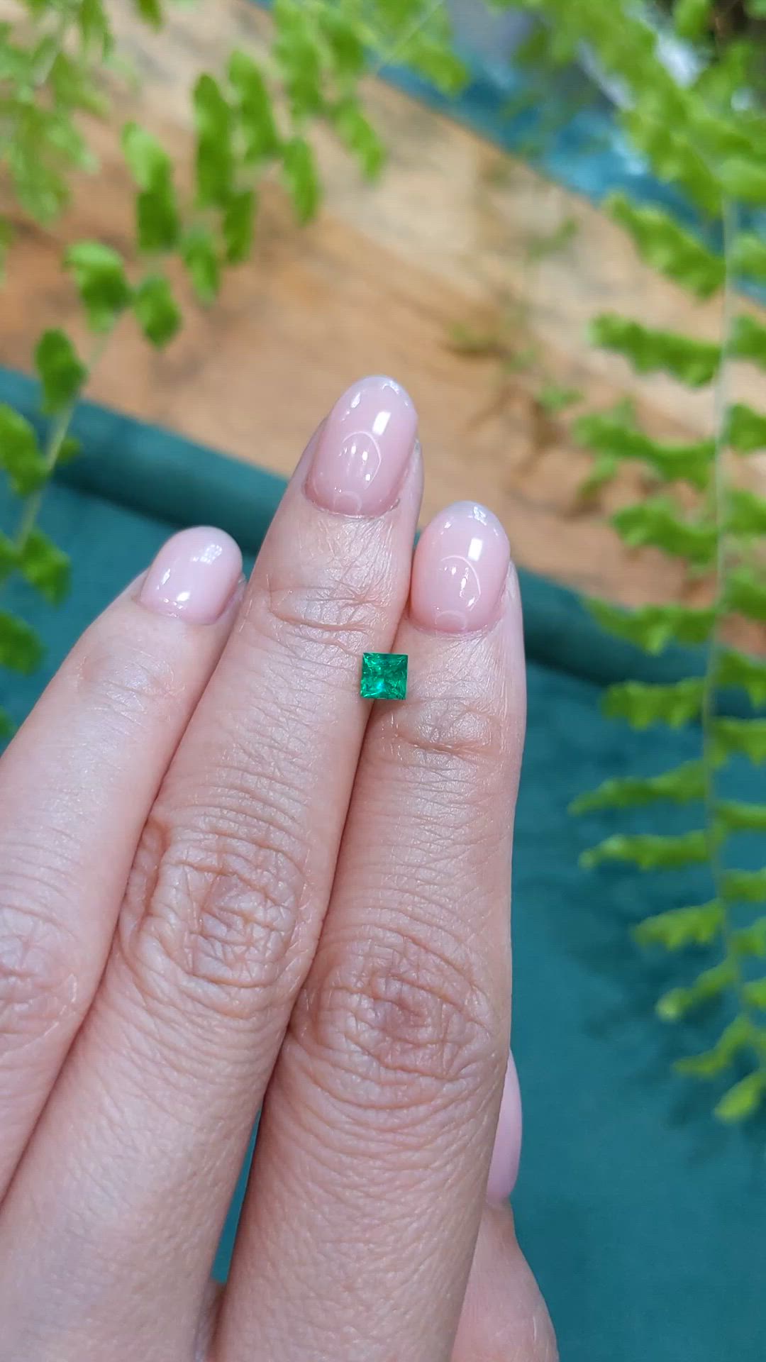 0.33 Ct. Emerald from Afghanistan Size Video