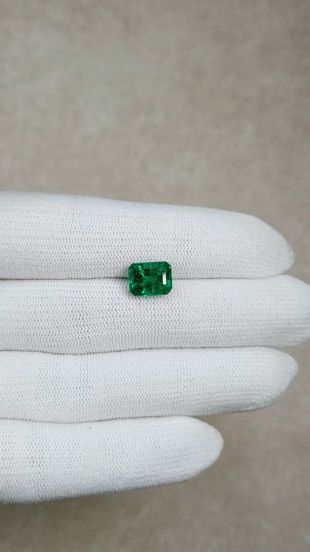 3.34 Ct. Emerald from Zambia Size Video