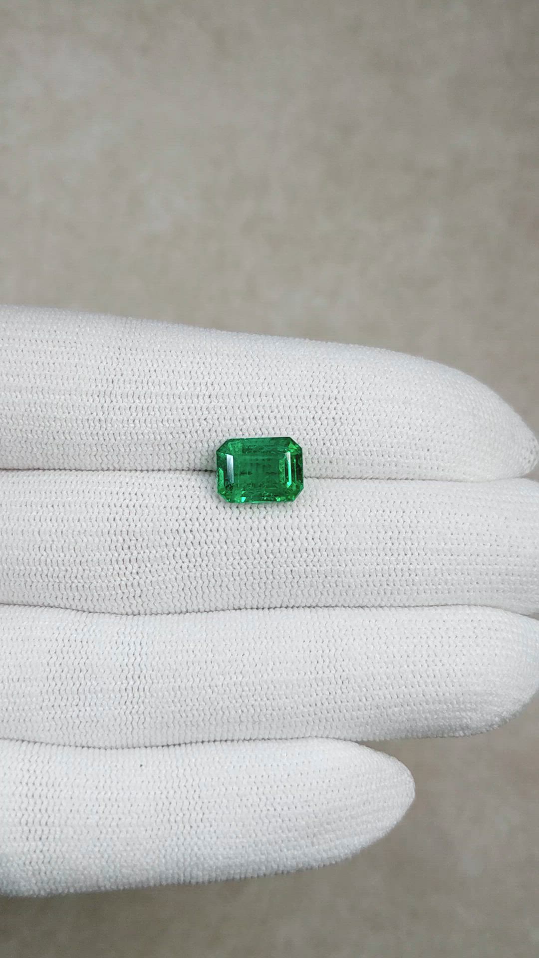 3.17 Ct. Emerald from Colombia Size Video