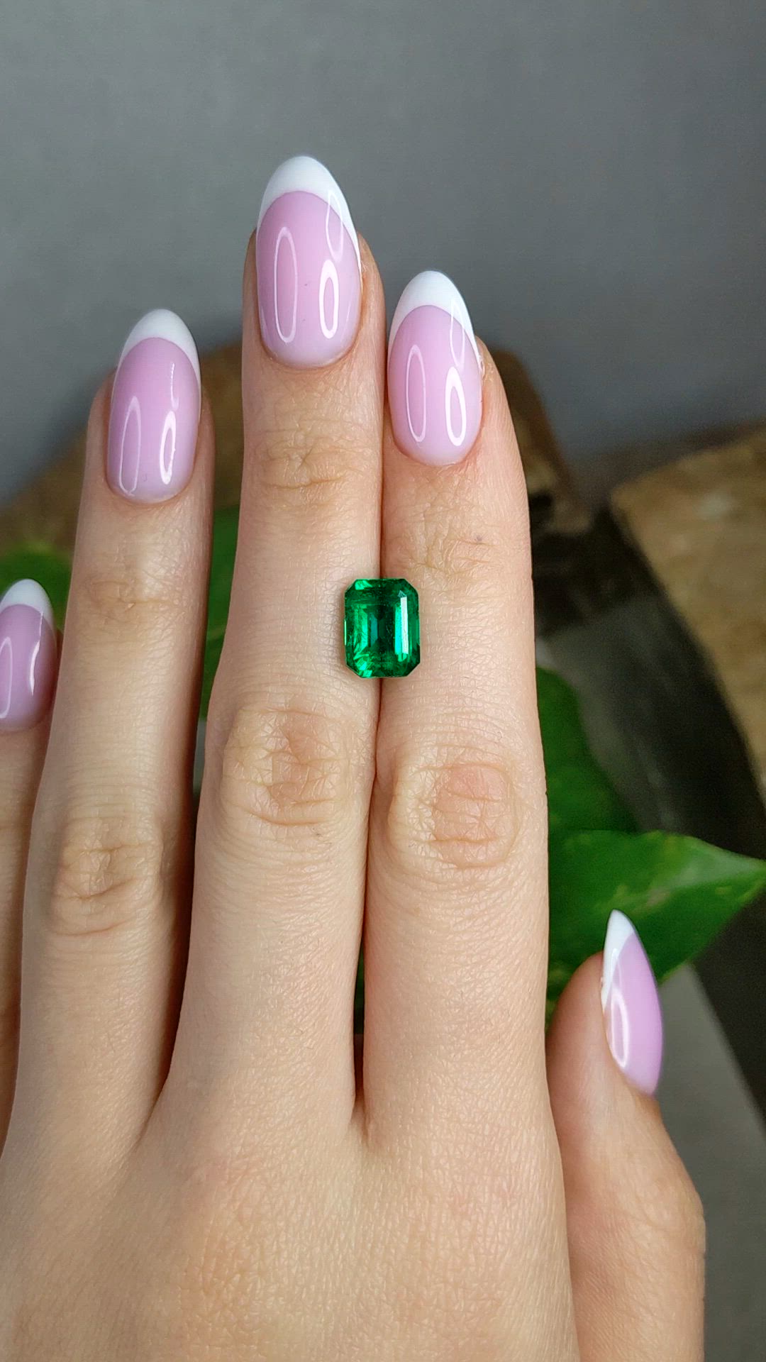 3.17 Ct. Emerald from Colombia Size Video