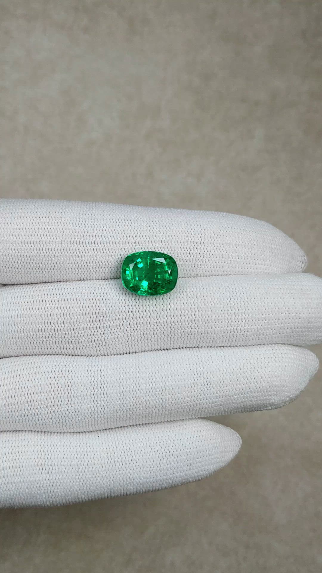 6.05 Ct. Emerald from Colombia Size Video