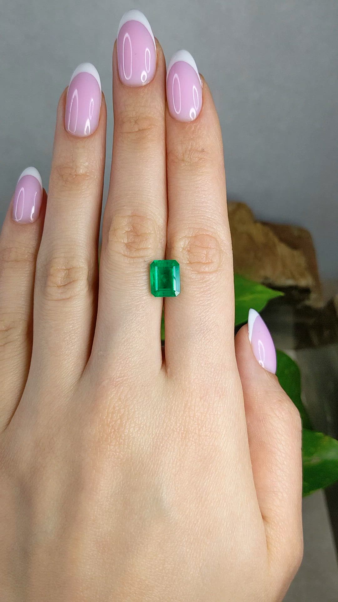 2.97 Ct. Emerald from Colombia Size Video