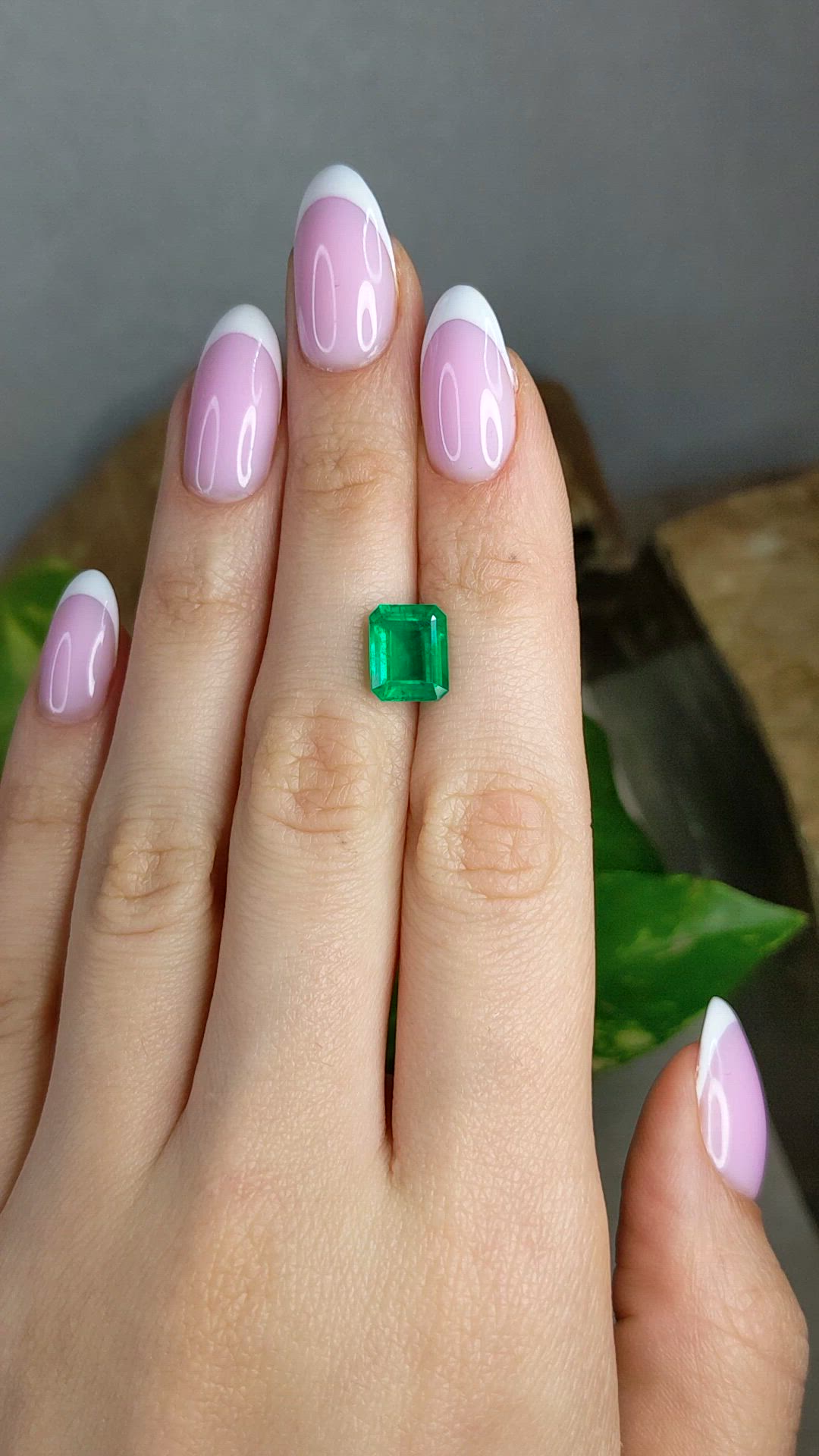2.97 Ct. Emerald from Colombia Size Video