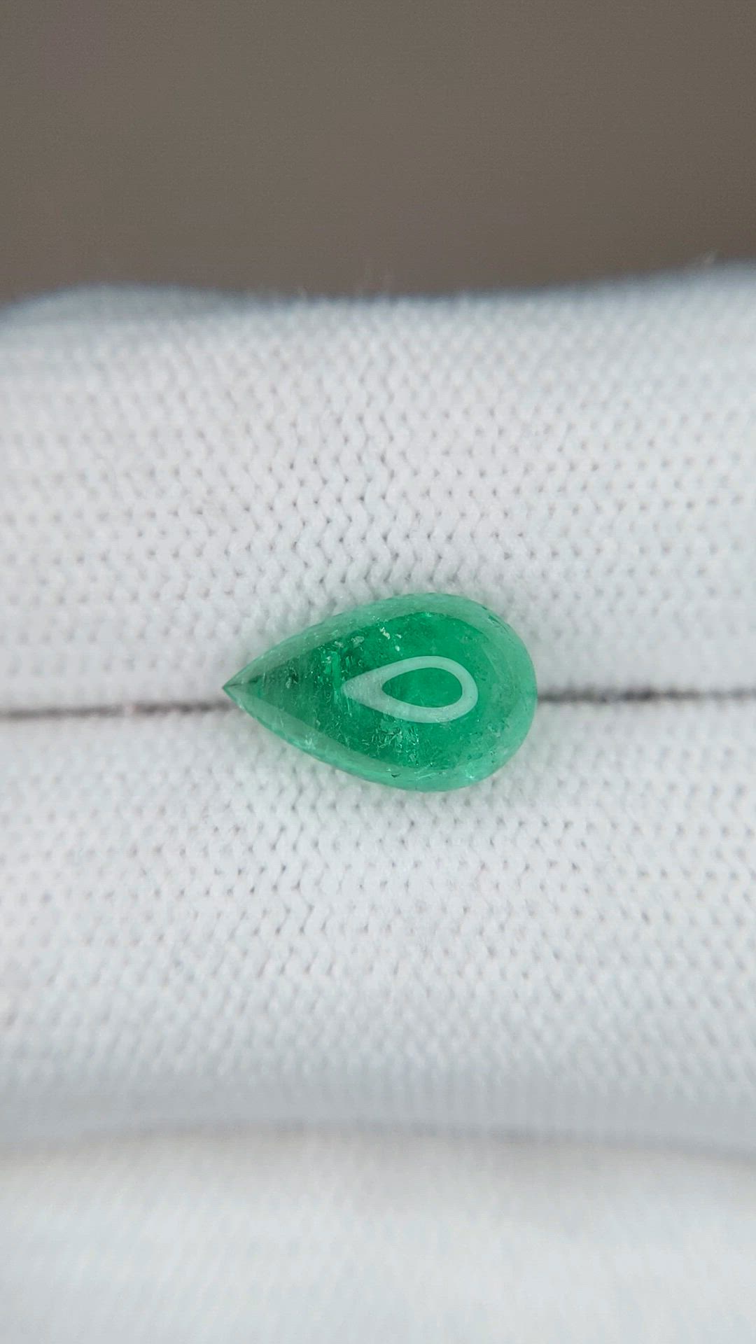 2.40 Ct. Cabochon Emerald from Colombia Size Video