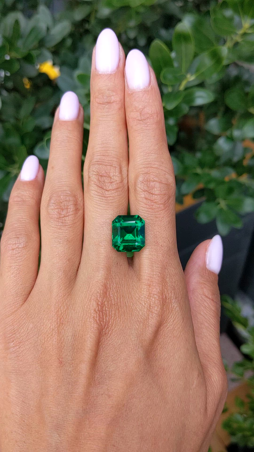 9.28 Ct. Emerald from Zambia Size Video