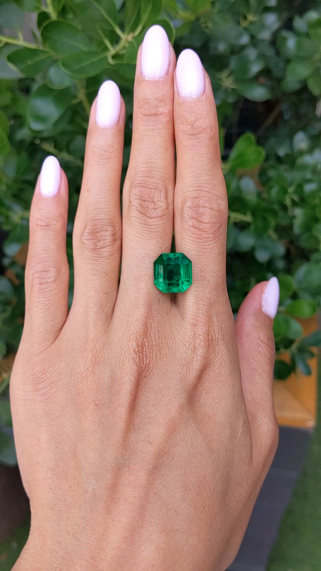 8.47 Ct. Emerald from Colombia Size Video