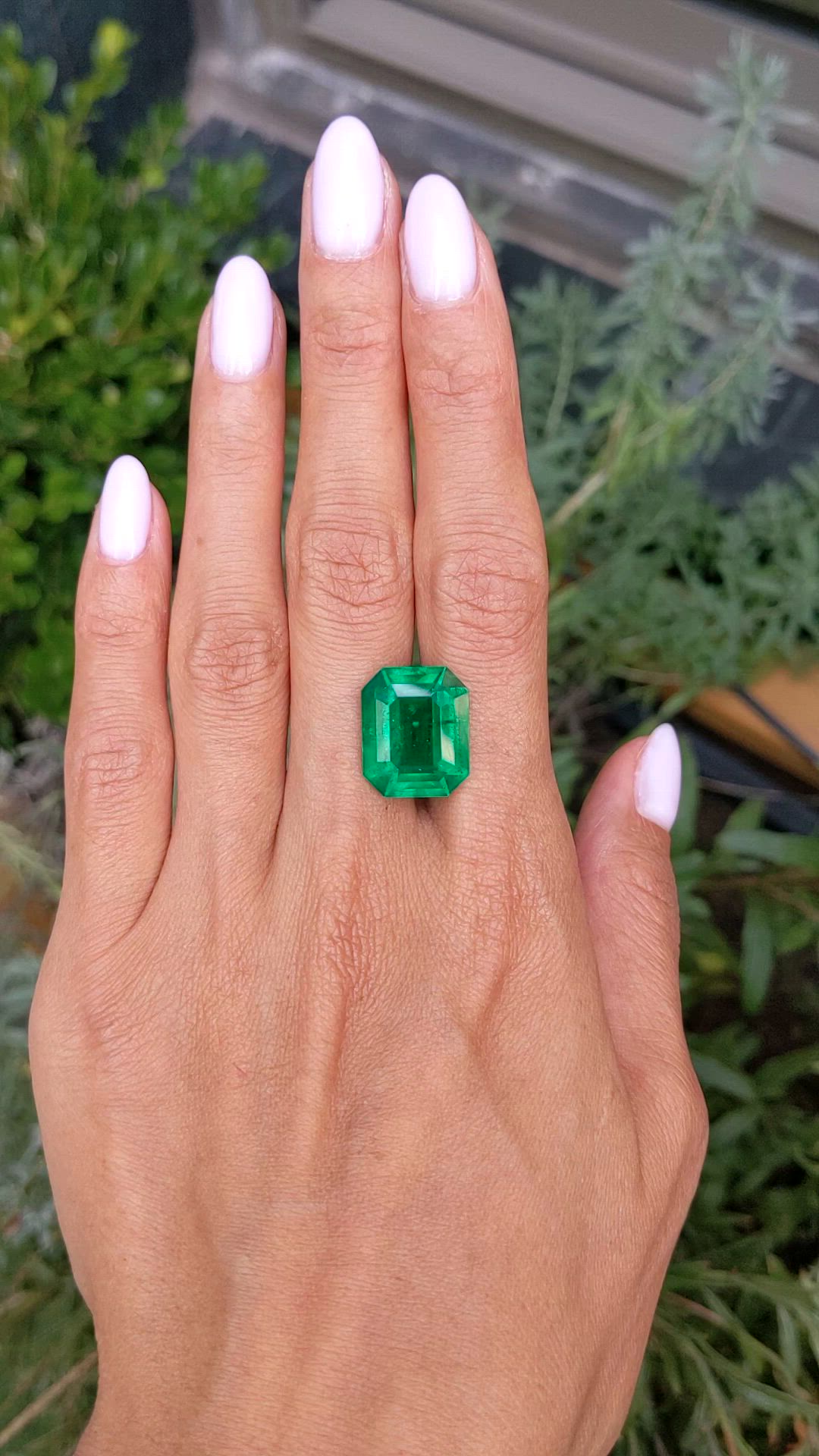 12.23 Ct. Emerald from Colombia Size Video