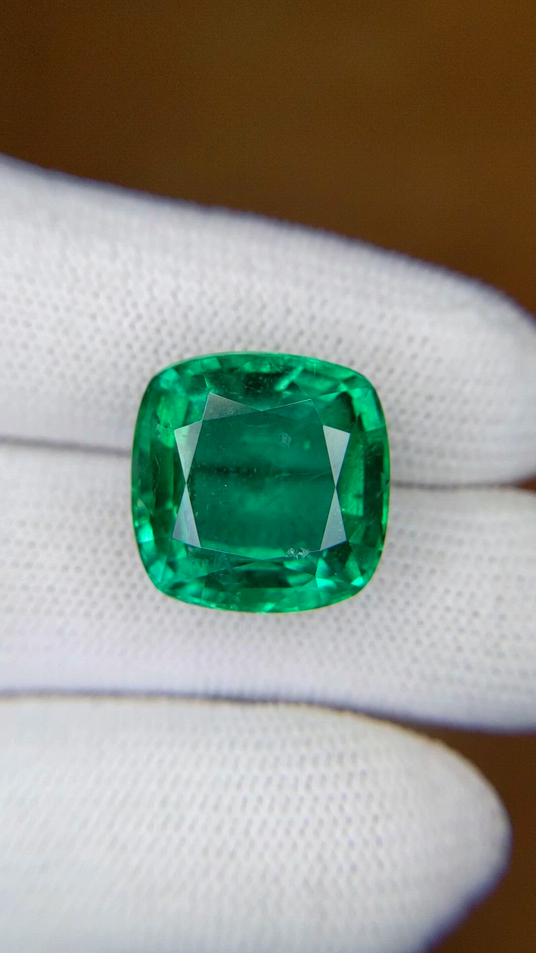 13.87 Ct. Emerald from Zambia Size Video