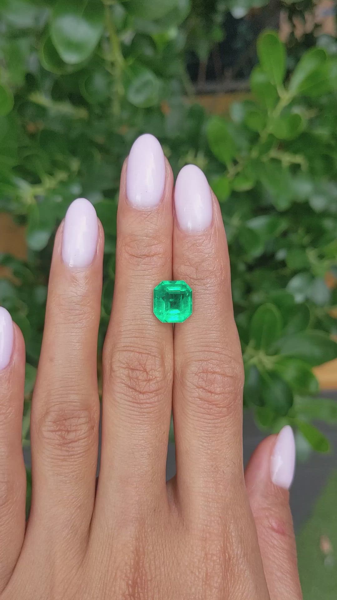 3.38 Ct. Emerald from Colombia Size Video