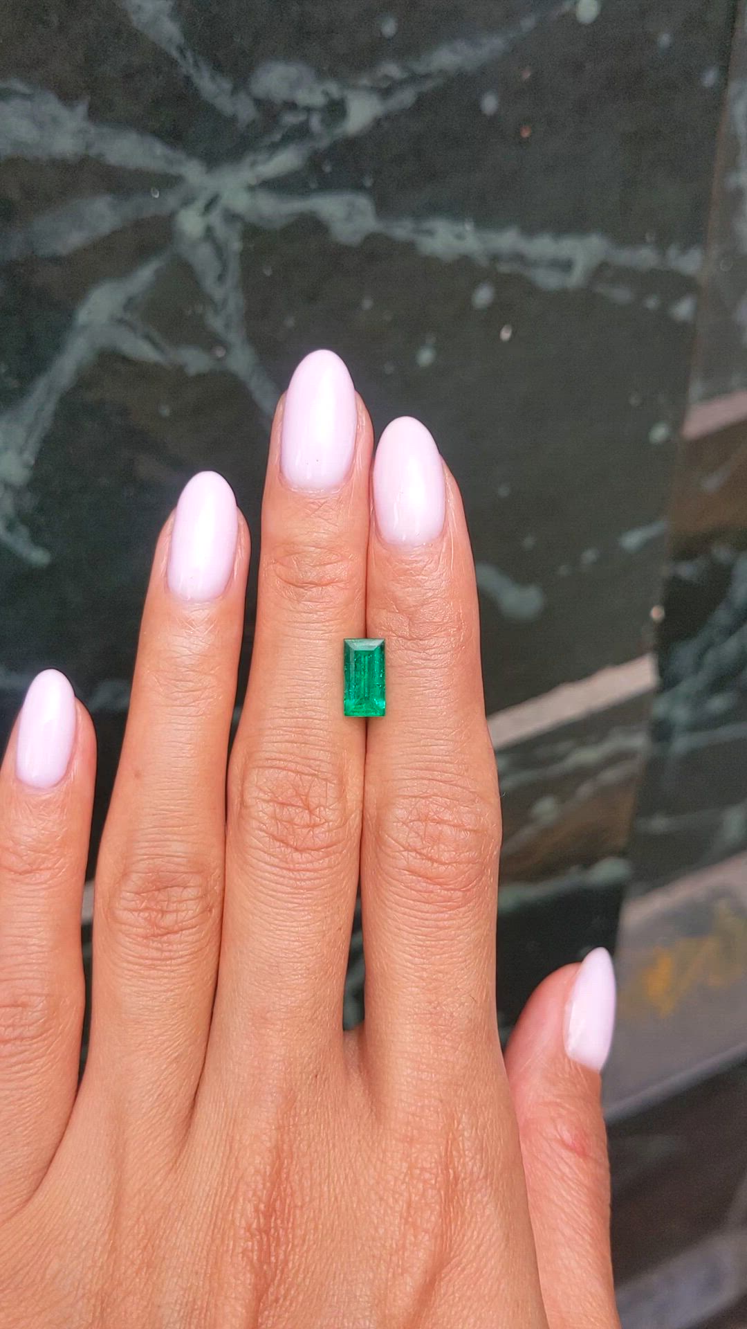 1.38 Ct. Emerald from Colombia Size Video