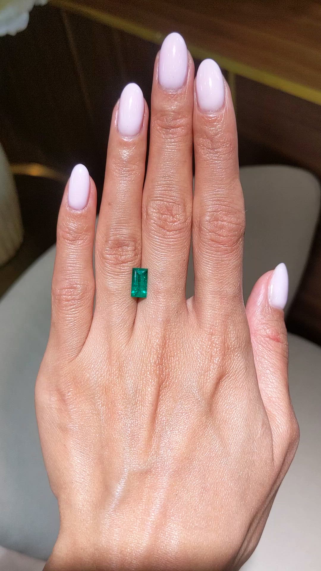 1.38 Ct. Emerald from Colombia Size Video