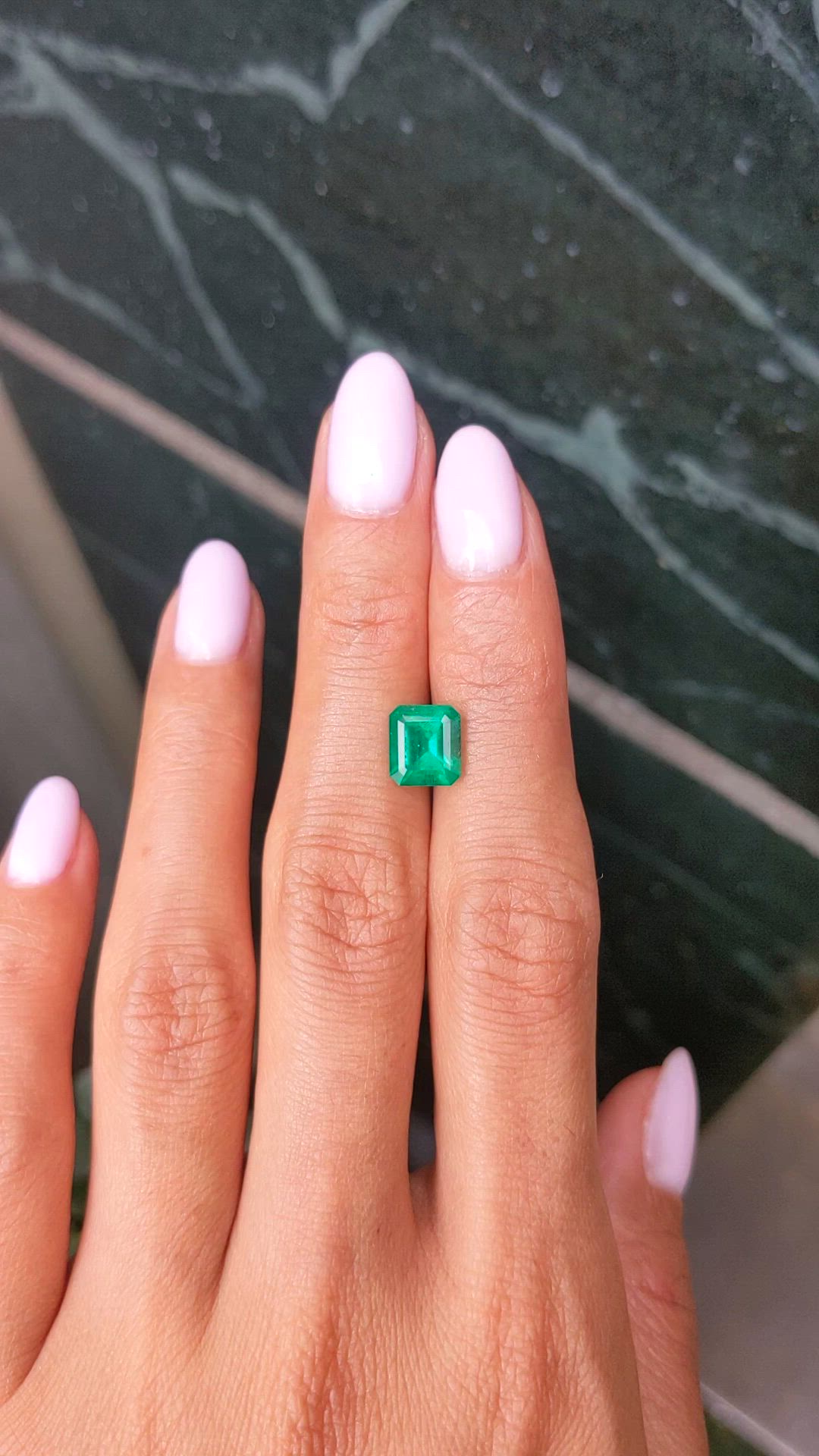 1.75 Ct. Emerald from Colombia Size Video
