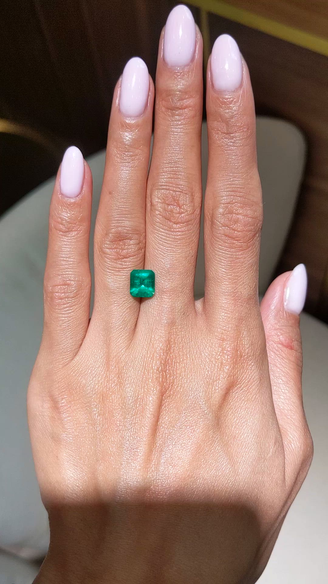 1.75 Ct. Emerald from Colombia Size Video