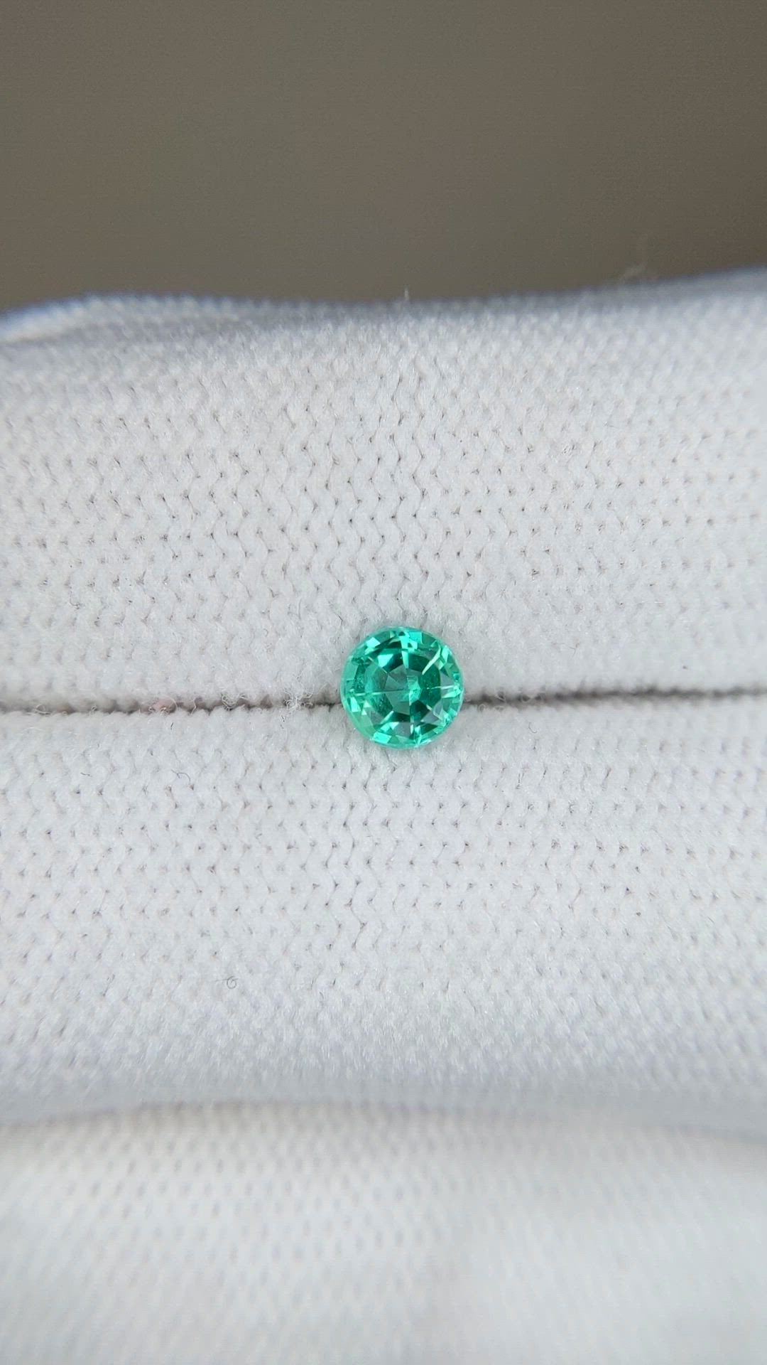 0.33 Ct. Emerald from Zambia Size Video
