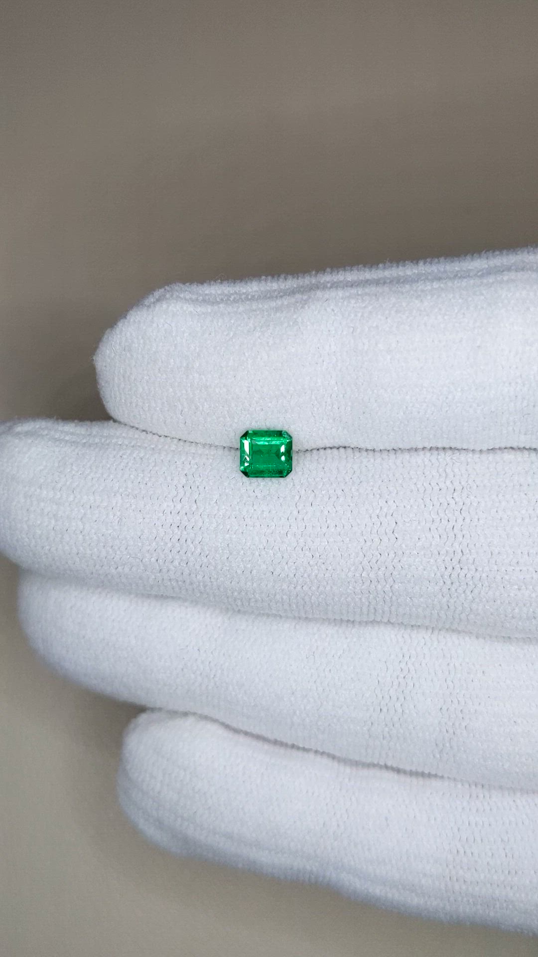 0.42 Ct. Emerald from Zambia Size Video