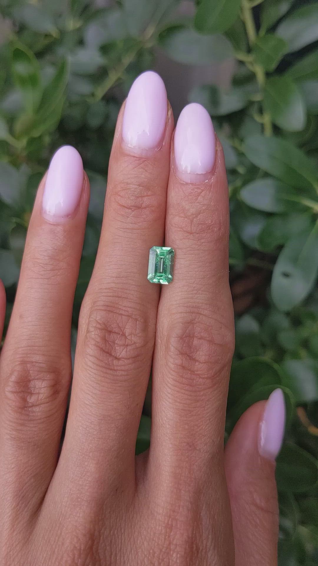 1.08 Ct. Emerald from Colombia Size Video