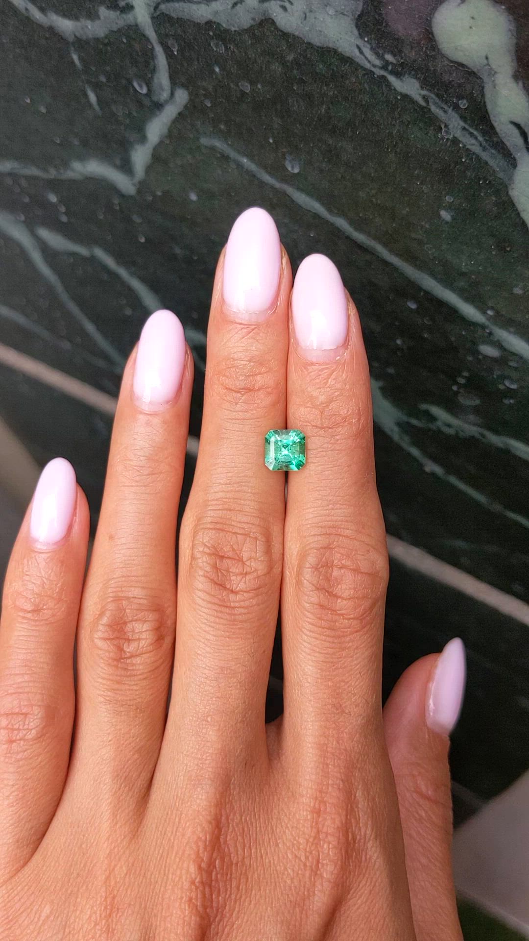 1.18 Ct. Emerald from Colombia Size Video