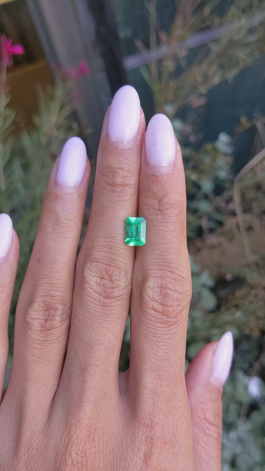 1.34 Ct. Emerald from Colombia Size Video