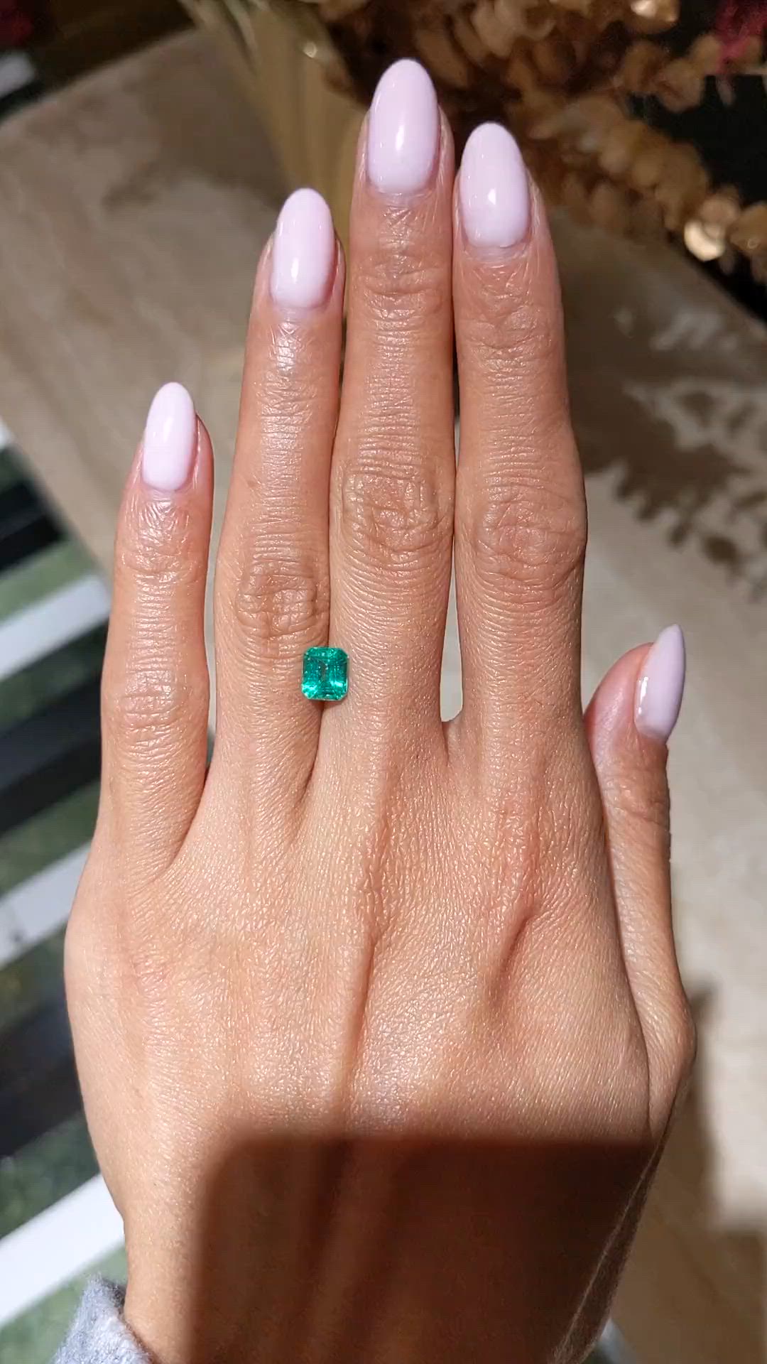 1.18 Ct. Emerald from Colombia Size Video