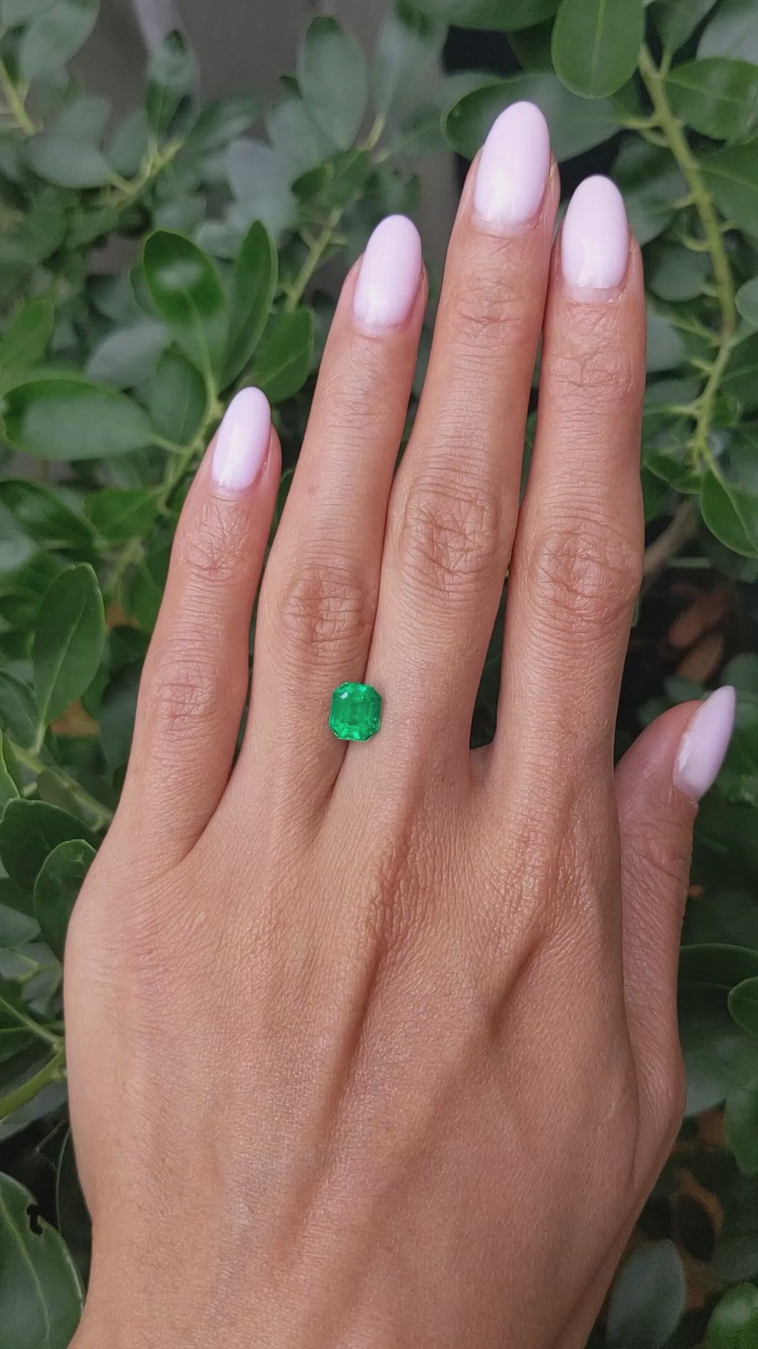 1.55 Ct. Emerald from Colombia Size Video