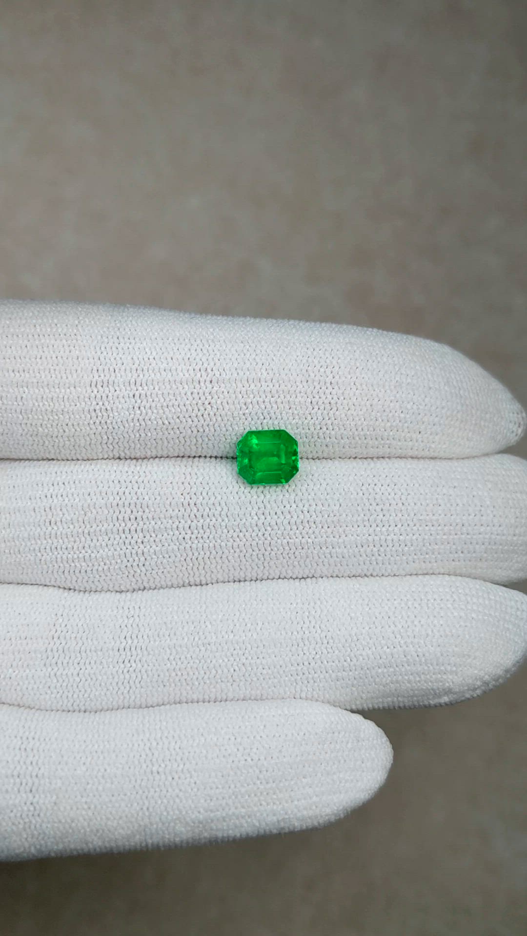1.55 Ct. Emerald from Colombia Size Video