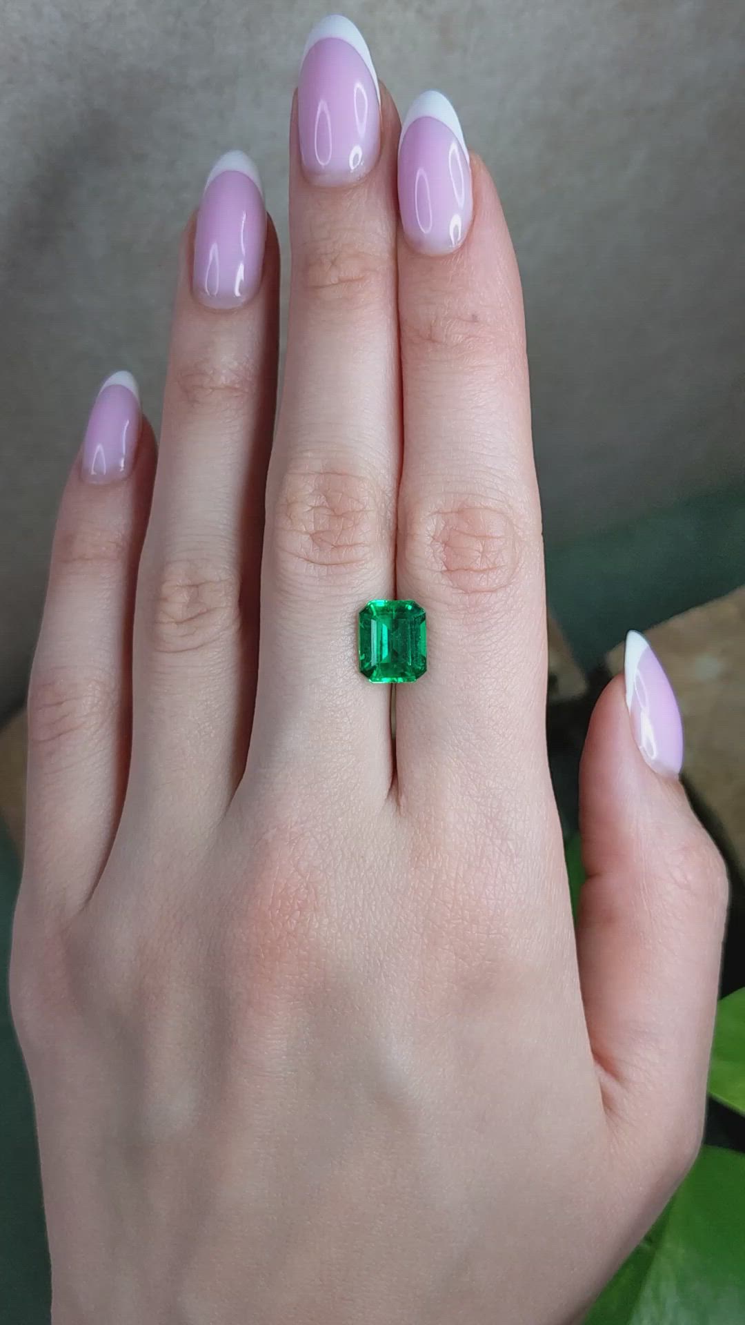 3.44 Ct. Emerald from Colombia Size Video