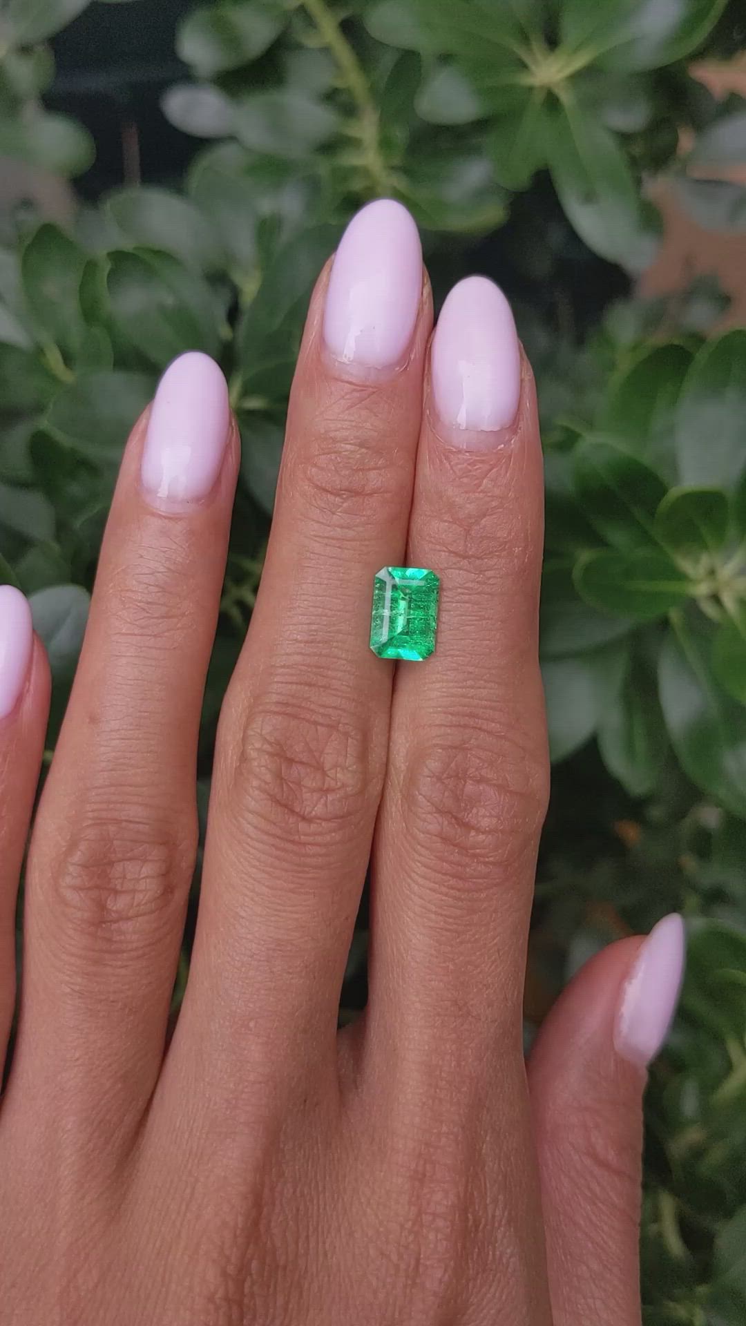1.56 Ct. Emerald from Colombia Size Video