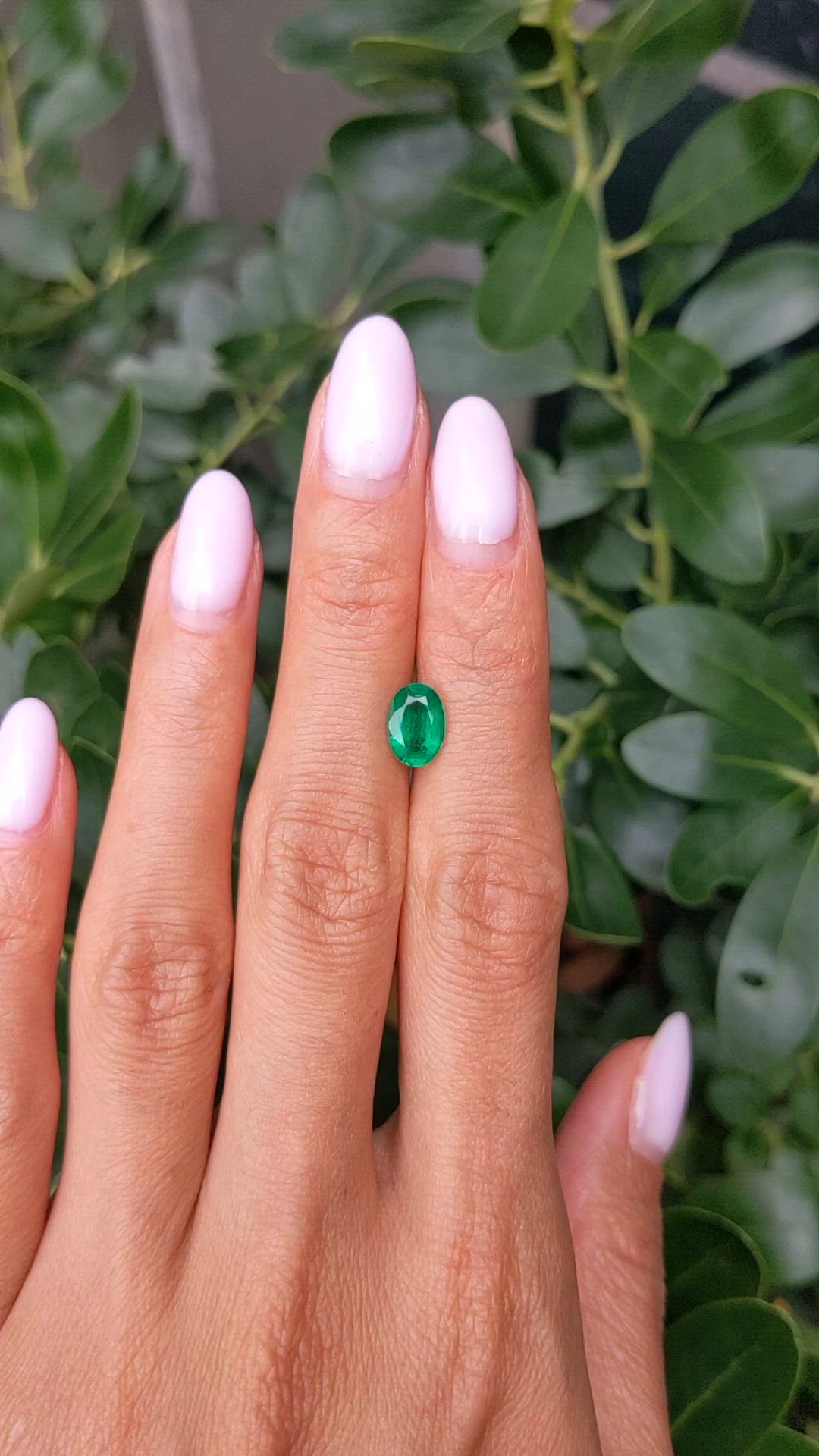 1.17 Ct. Emerald from Zambia Size Video