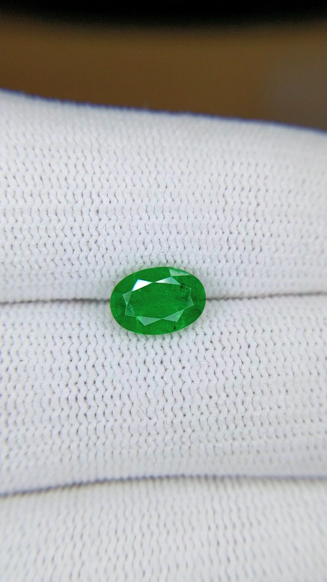 1.17 Ct. Emerald from Zambia Size Video