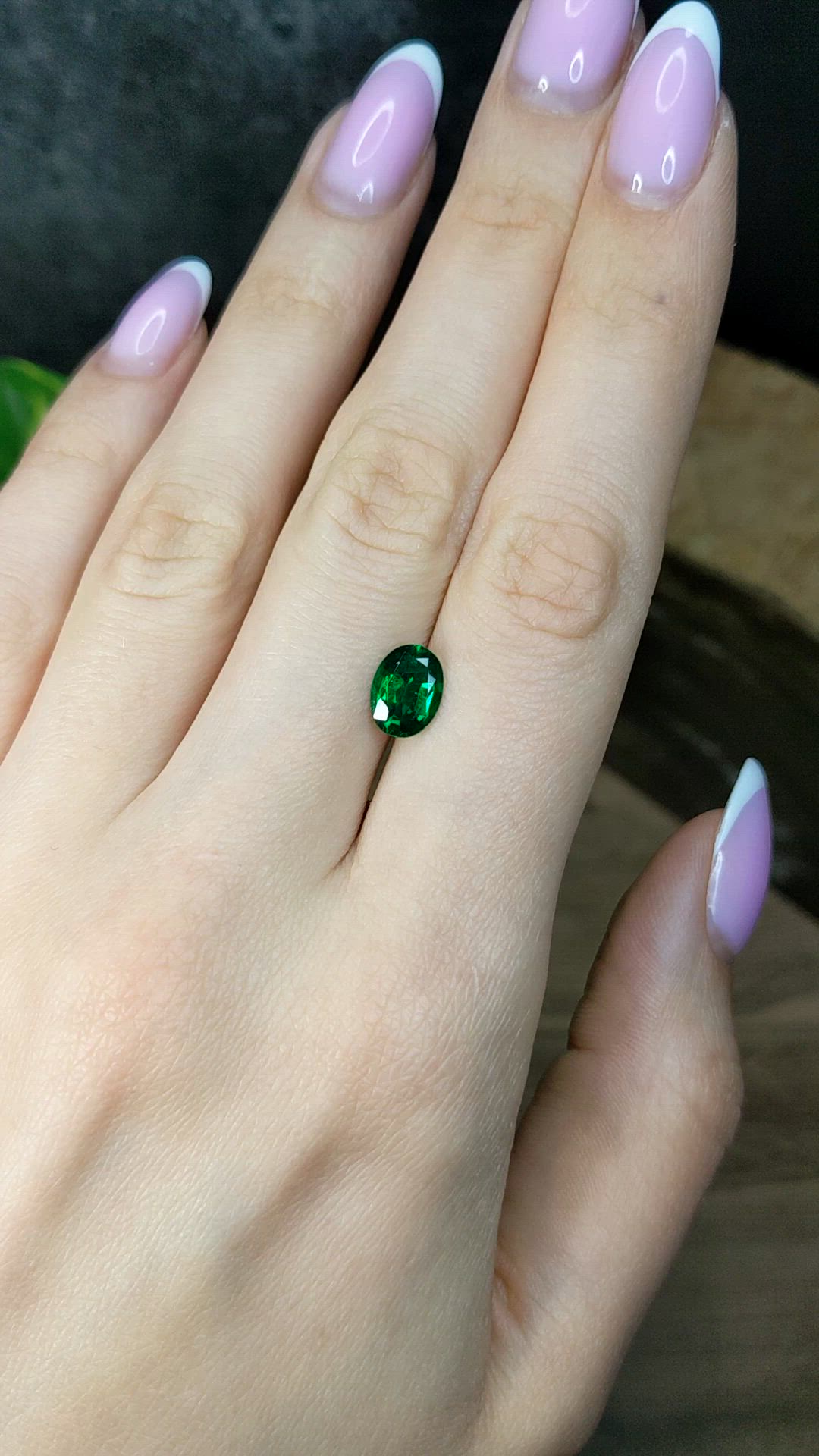 1.42 Ct. Emerald from Colombia Size Video