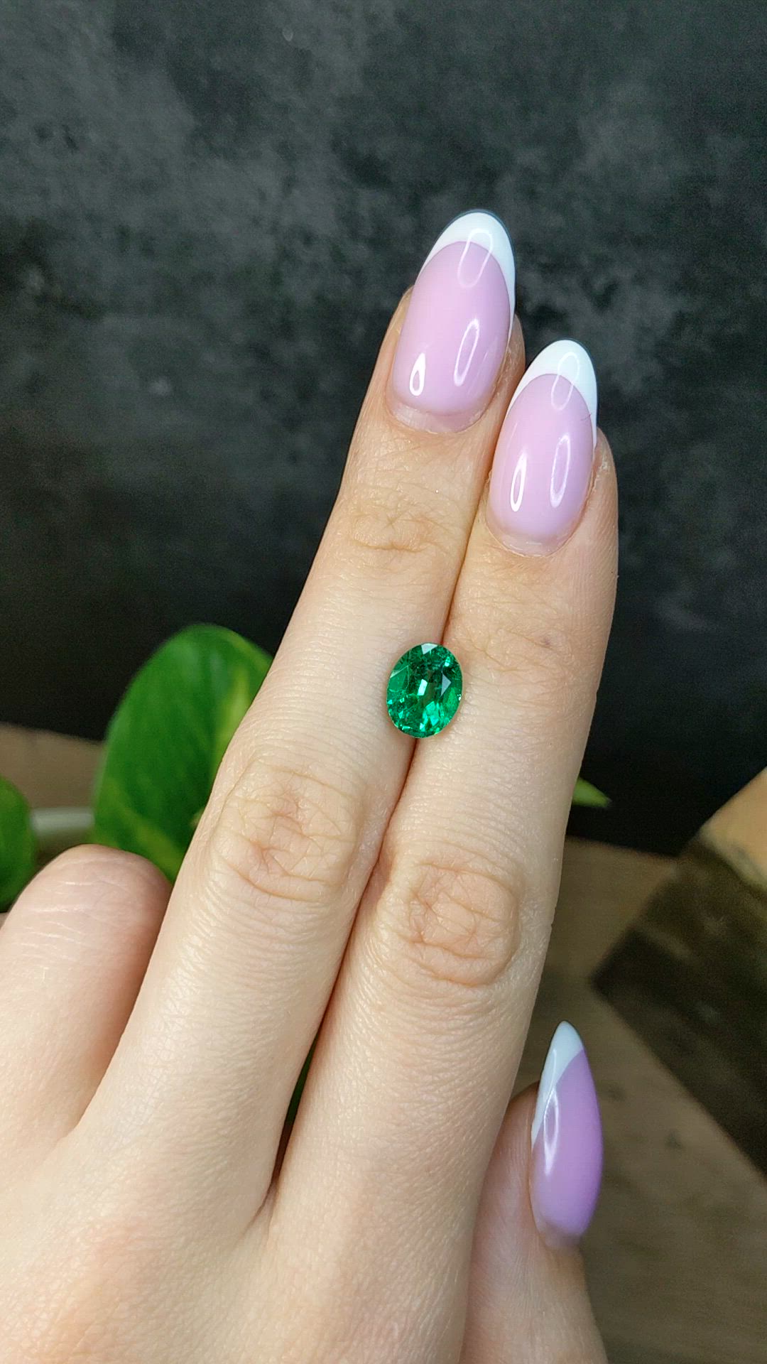 2.02 Ct. Emerald from Colombia Size Video